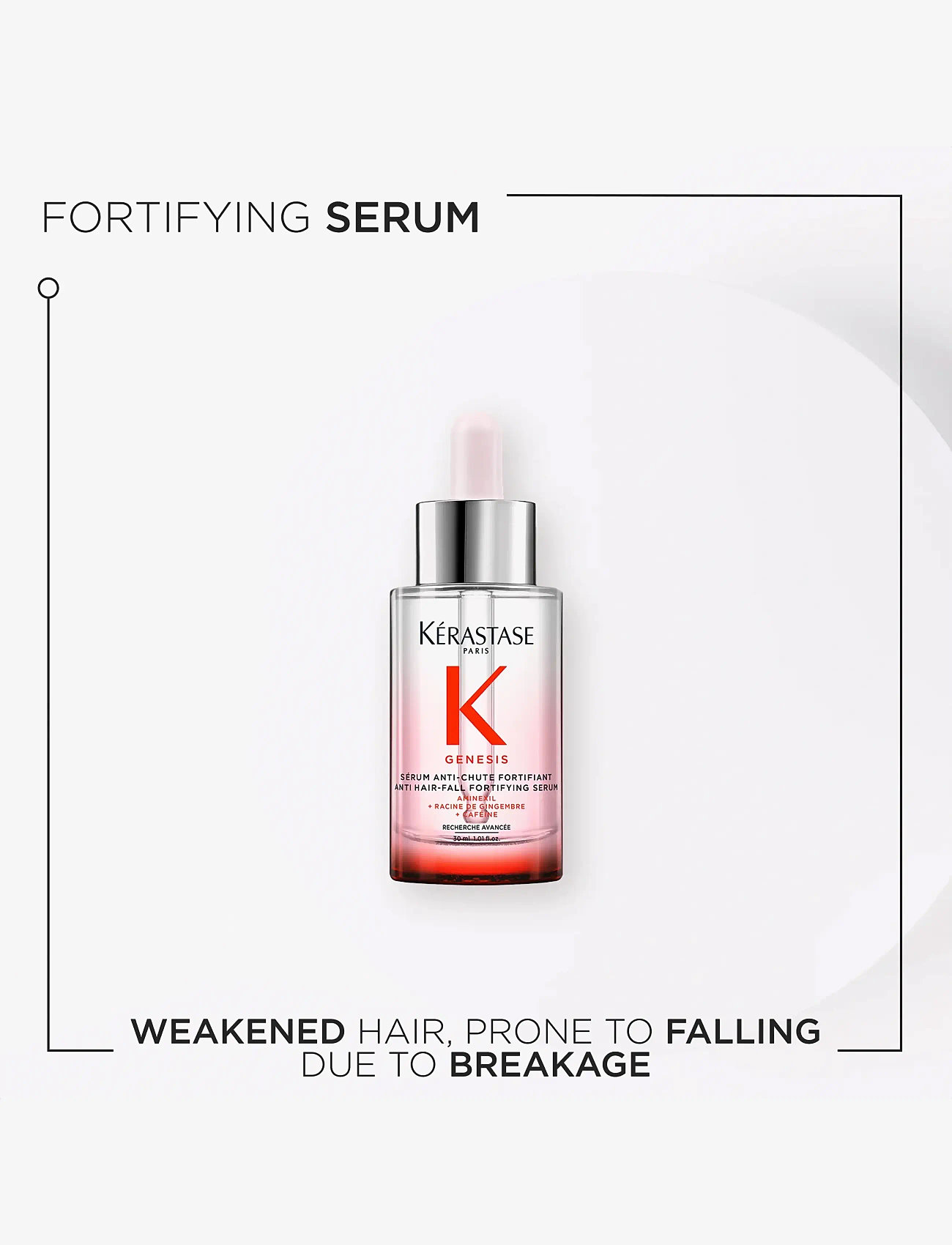 Kérastase - Kérastase Genesis Serum Anti Chute Fortifiant Mini 30 ml - hår - clear - 1
