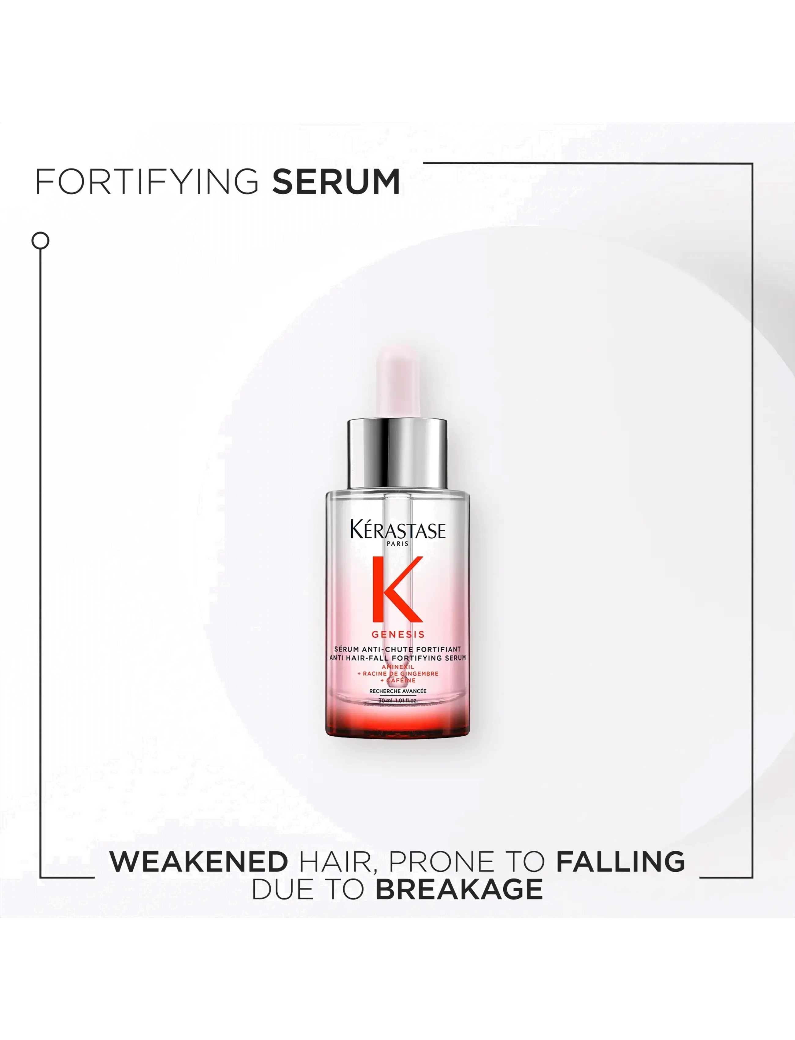 Kérastase - Kérastase Genesis Serum Anti Chute Fortifiant Mini 30 ml - hår - clear - 1
