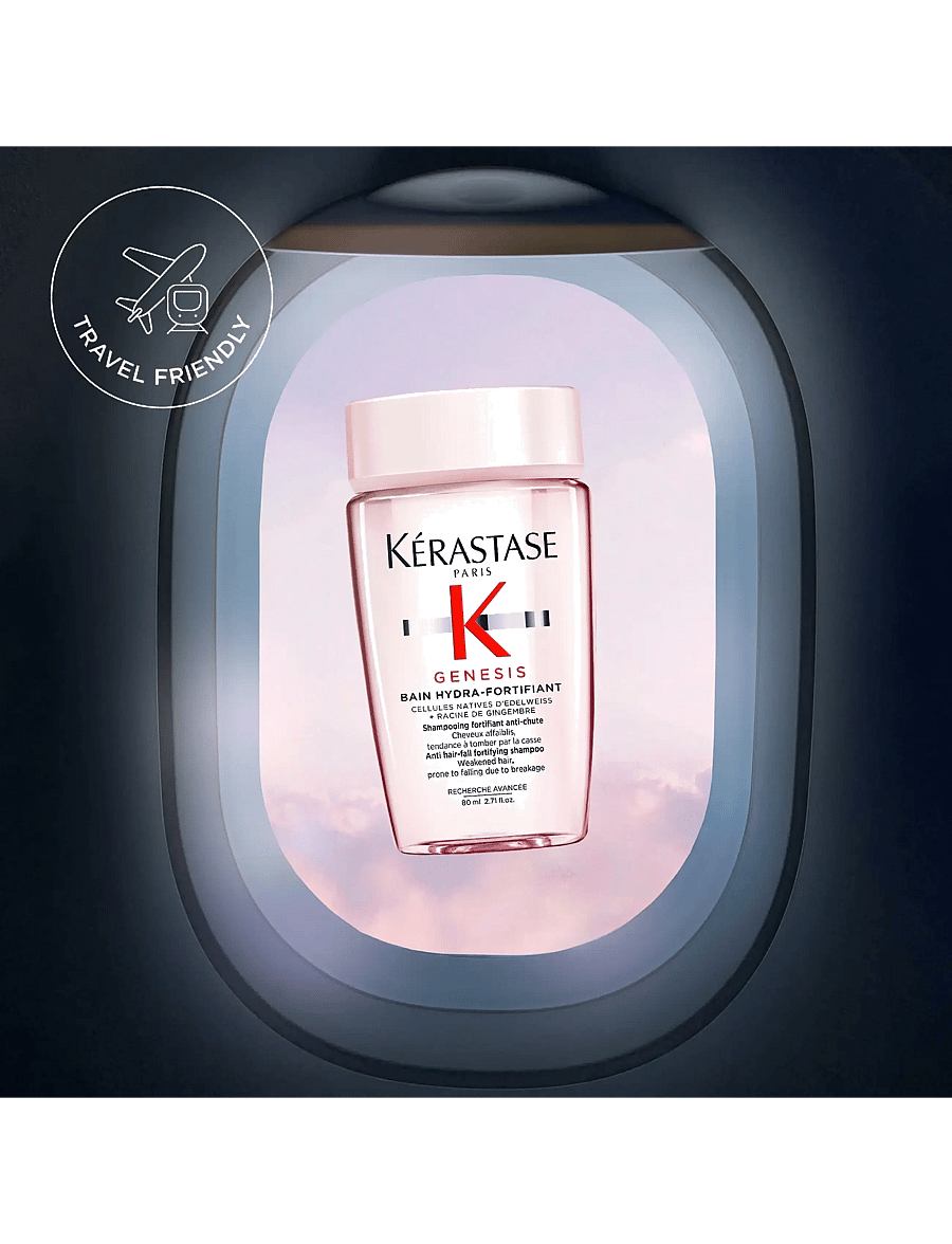 Kérastase - Kérastase Genesis Bain Hydra-Fortifiant Shampoo 80 ml Travel Size - shampoo - clear - 3