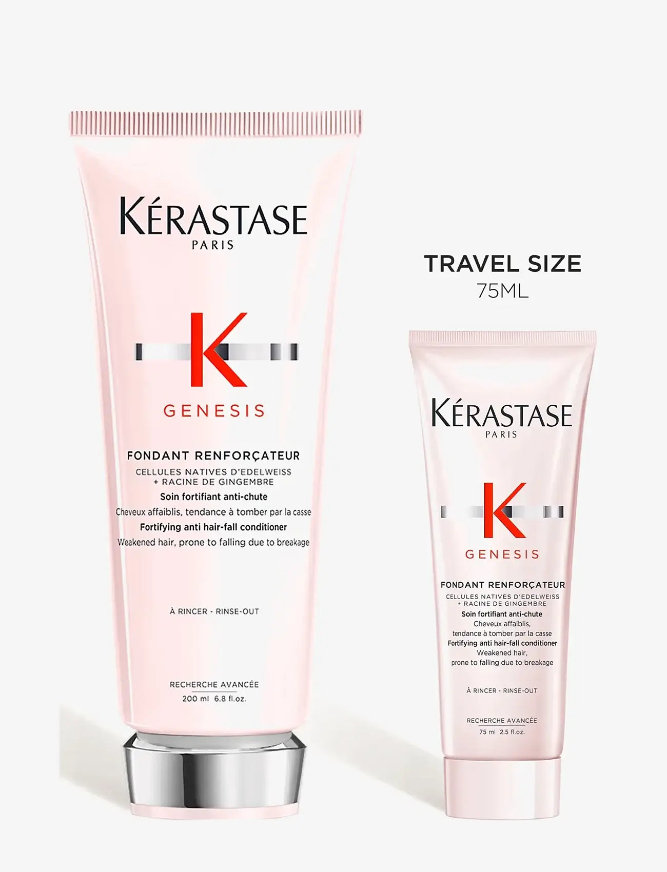 Kérastase - Kérastase Genesis Fondant Renforcateur Conditioner 75 ml Travel Size - balsam - clear - 2