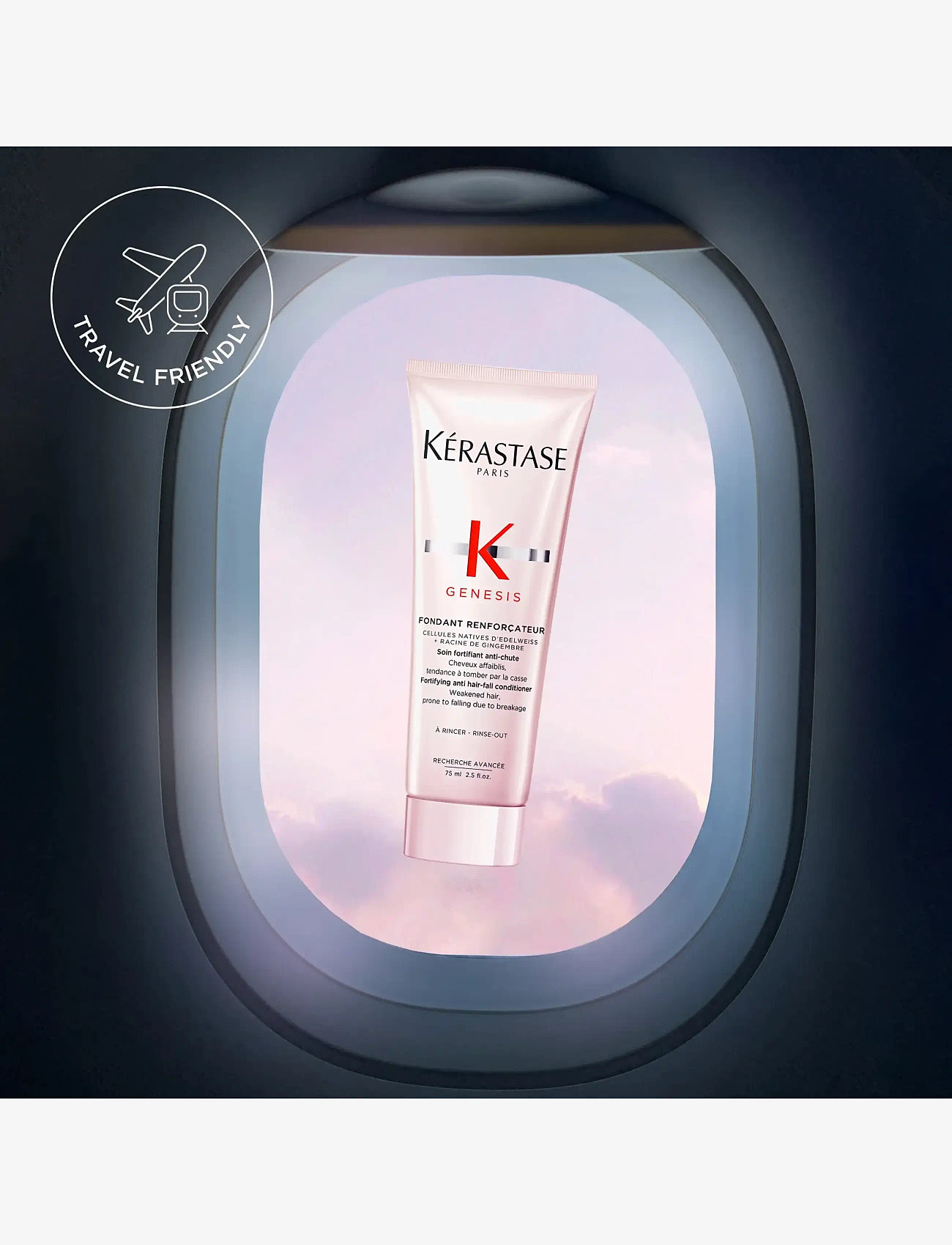 Kérastase - Kérastase Genesis Fondant Renforcateur Conditioner 75 ml Travel Size - balsam - clear - 4