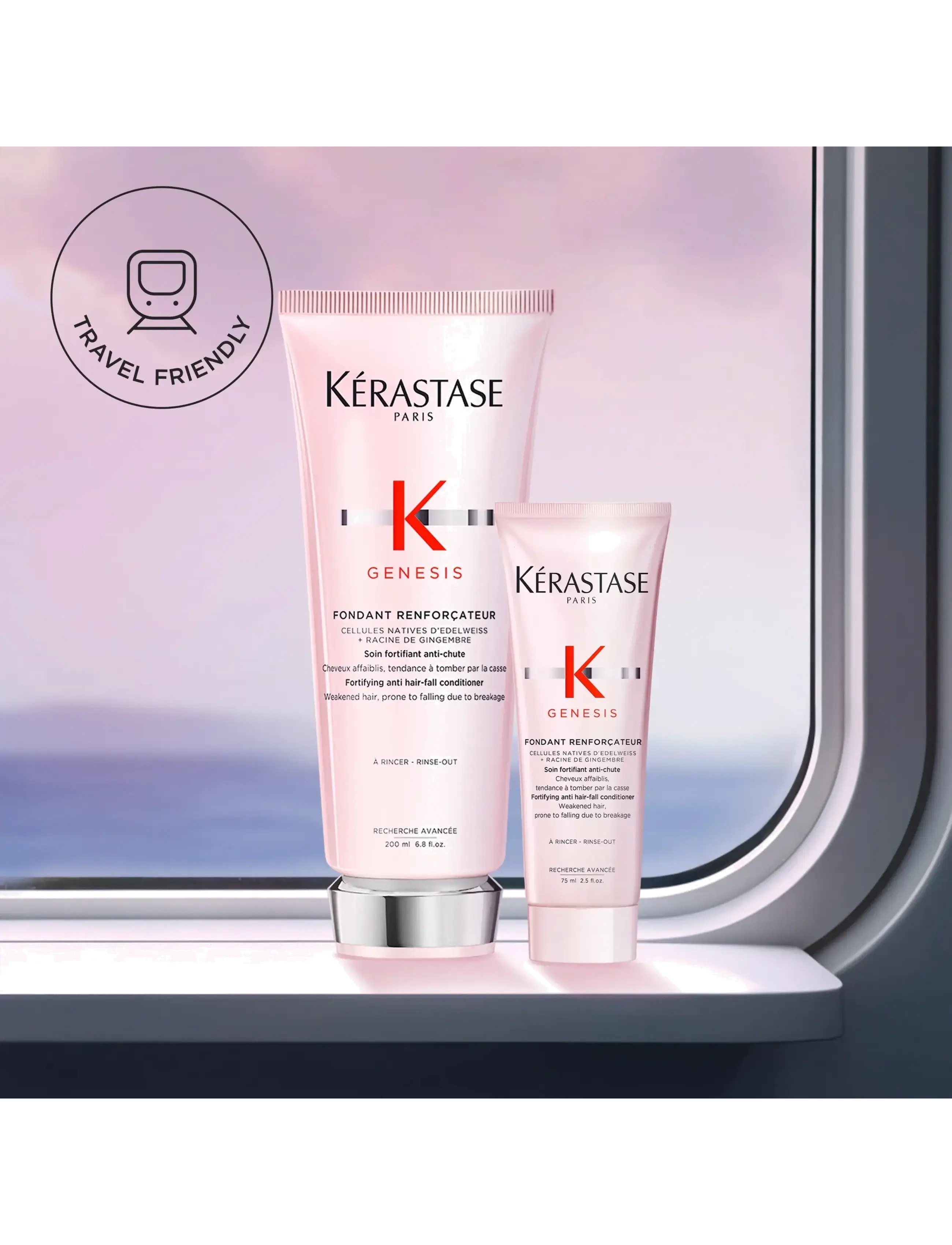 Kérastase - Kérastase Genesis Fondant Renforcateur Conditioner 75 ml Travel Size - balsam & conditioner - clear - 5