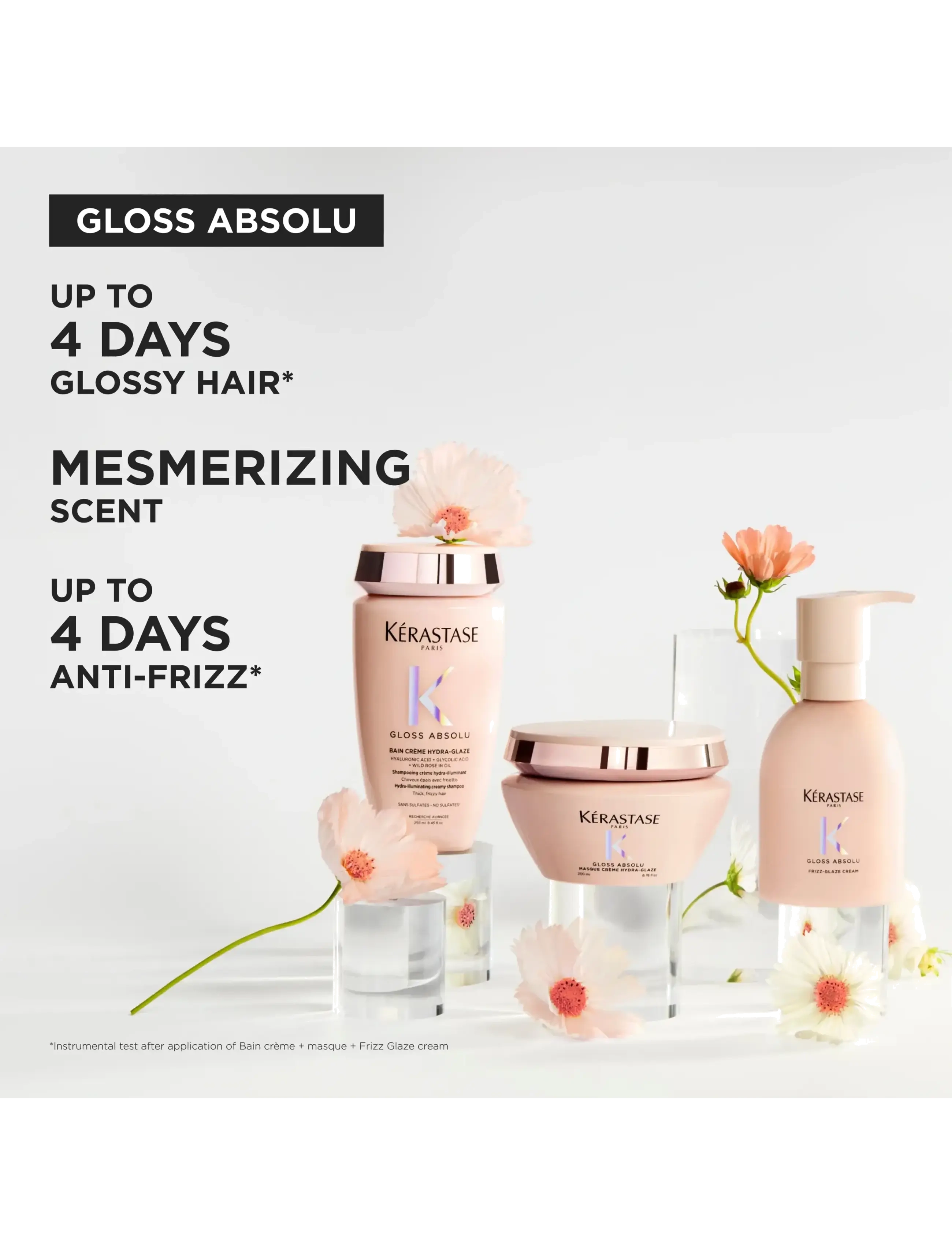 Kérastase - Kérastase Gloss Absolu Frizz-Glaze Cream 250 ml - stylingcremer - clear - 3