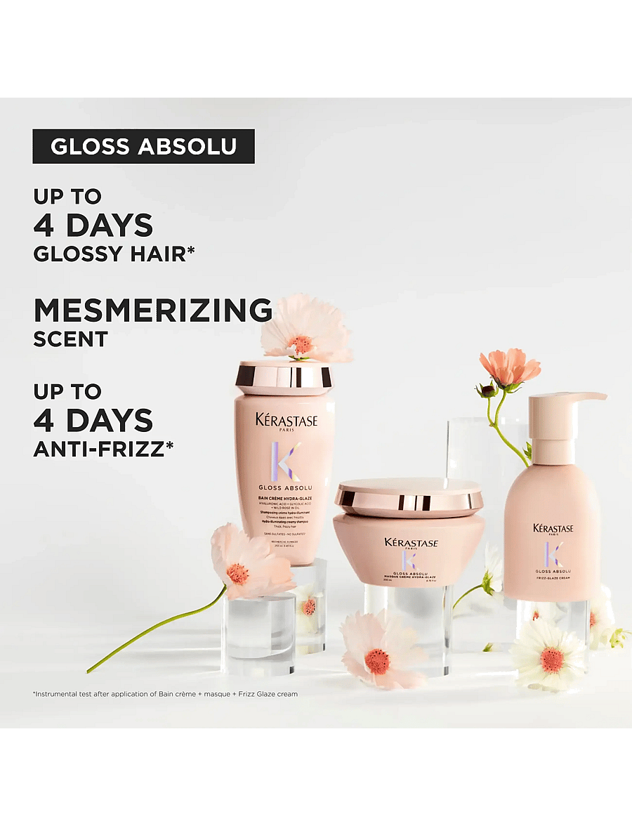 Kérastase - Kérastase Gloss Absolu Frizz-Glaze Cream 250 ml - stylingkräm - clear - 3