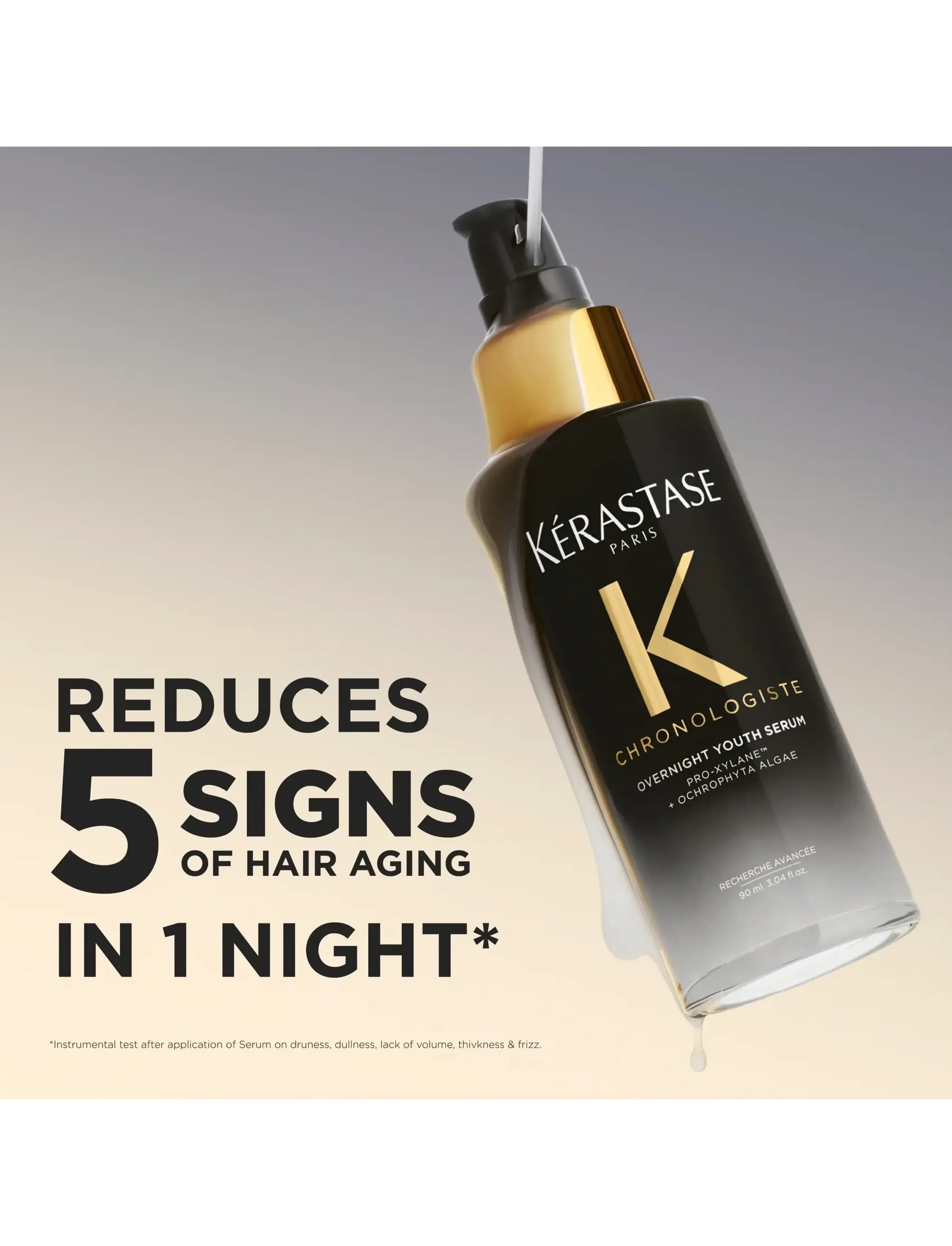 Kérastase - Kérastase Chronologiste Overnight Youth Serum - hår - clear - 2