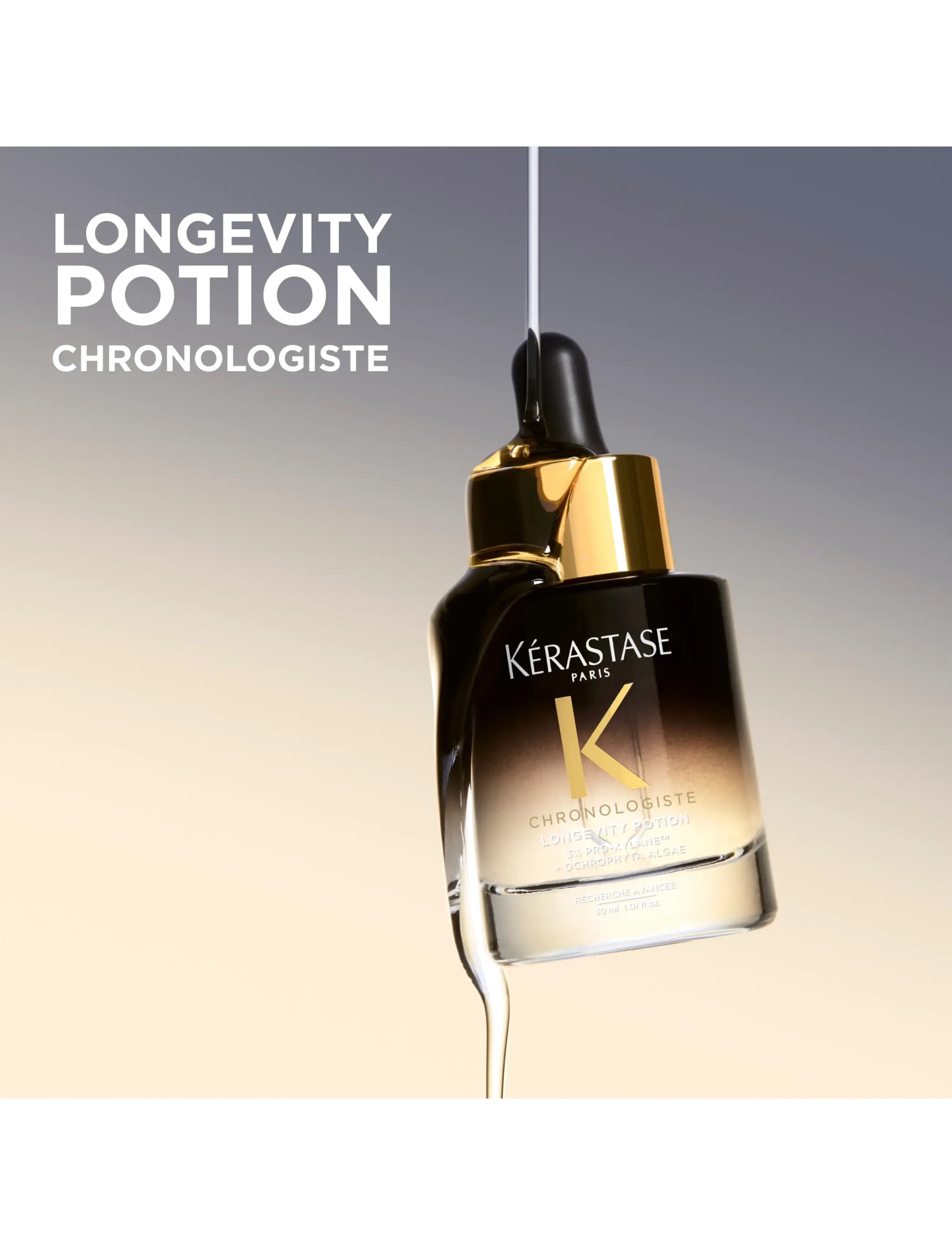 KÉRASTA Chronologiste Serum Longevity Potion For Hair Weakened By Signs Of Aging¨ schampo & balsam dam – bild 2