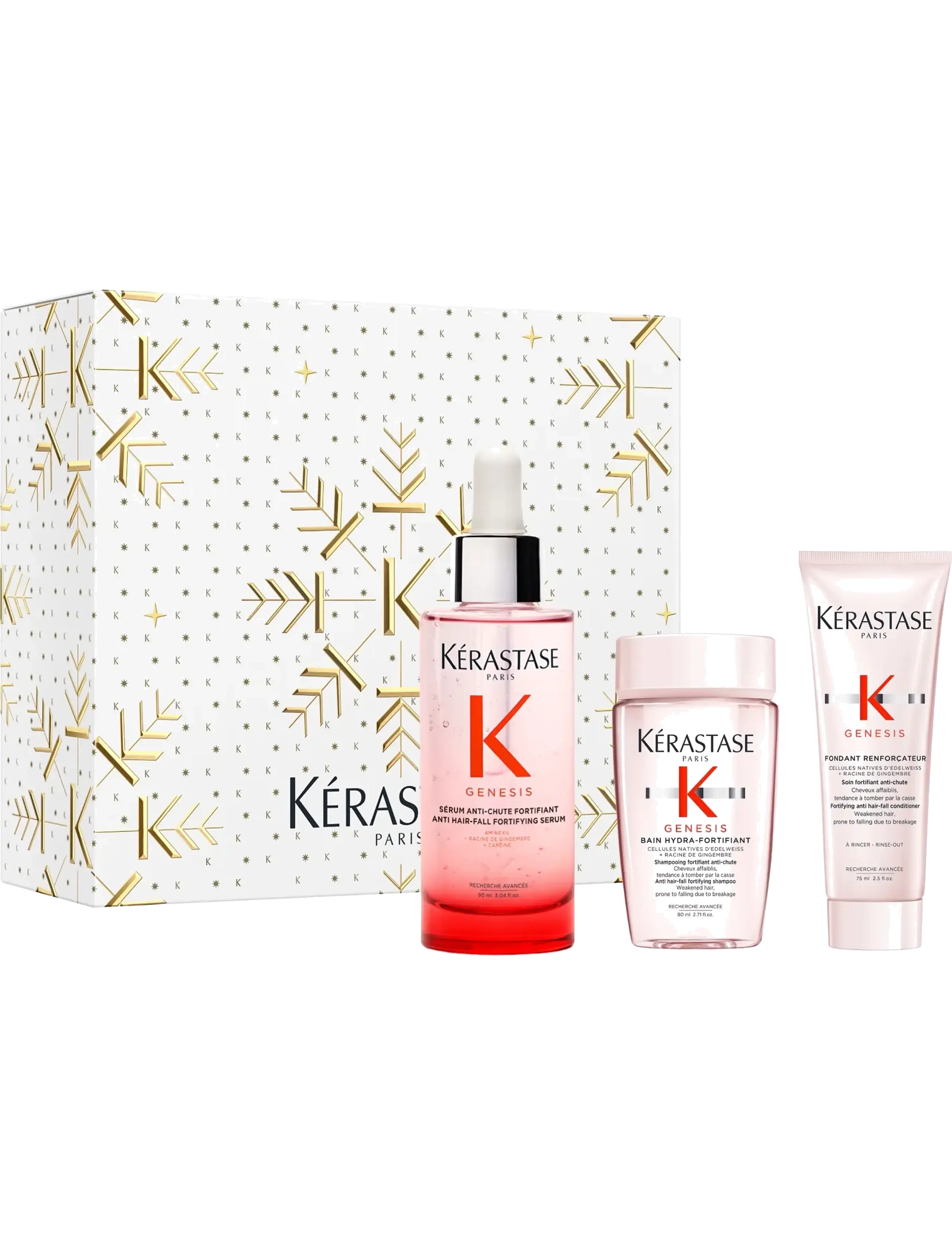 Kérastase Kérastase Genesis Serum Trio Holiday Set 2026 - Gavesæt - CLEAR / undefined