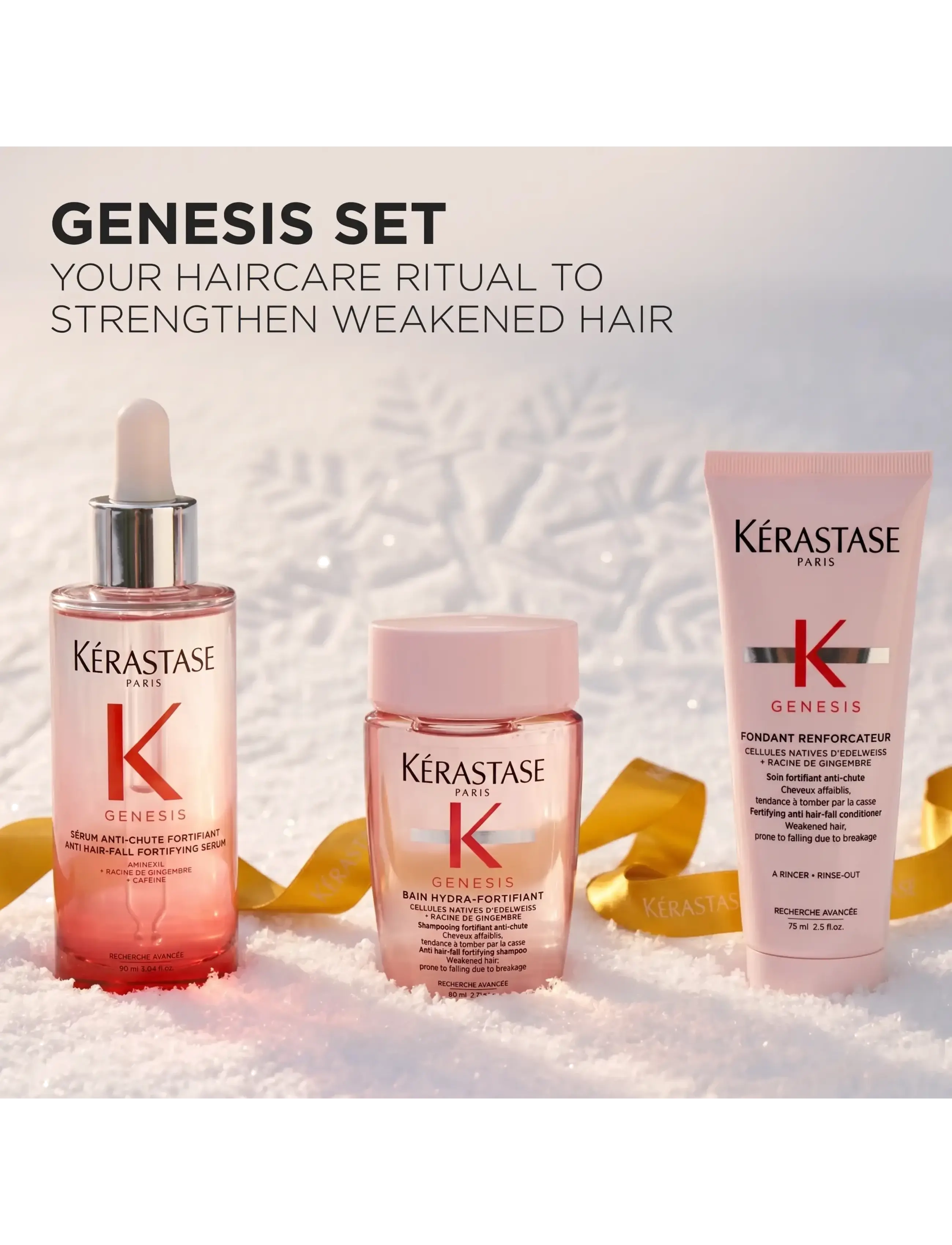 Kérastase - Kérastase Genesis Serum Trio Holiday Set 2026 - clear - 1