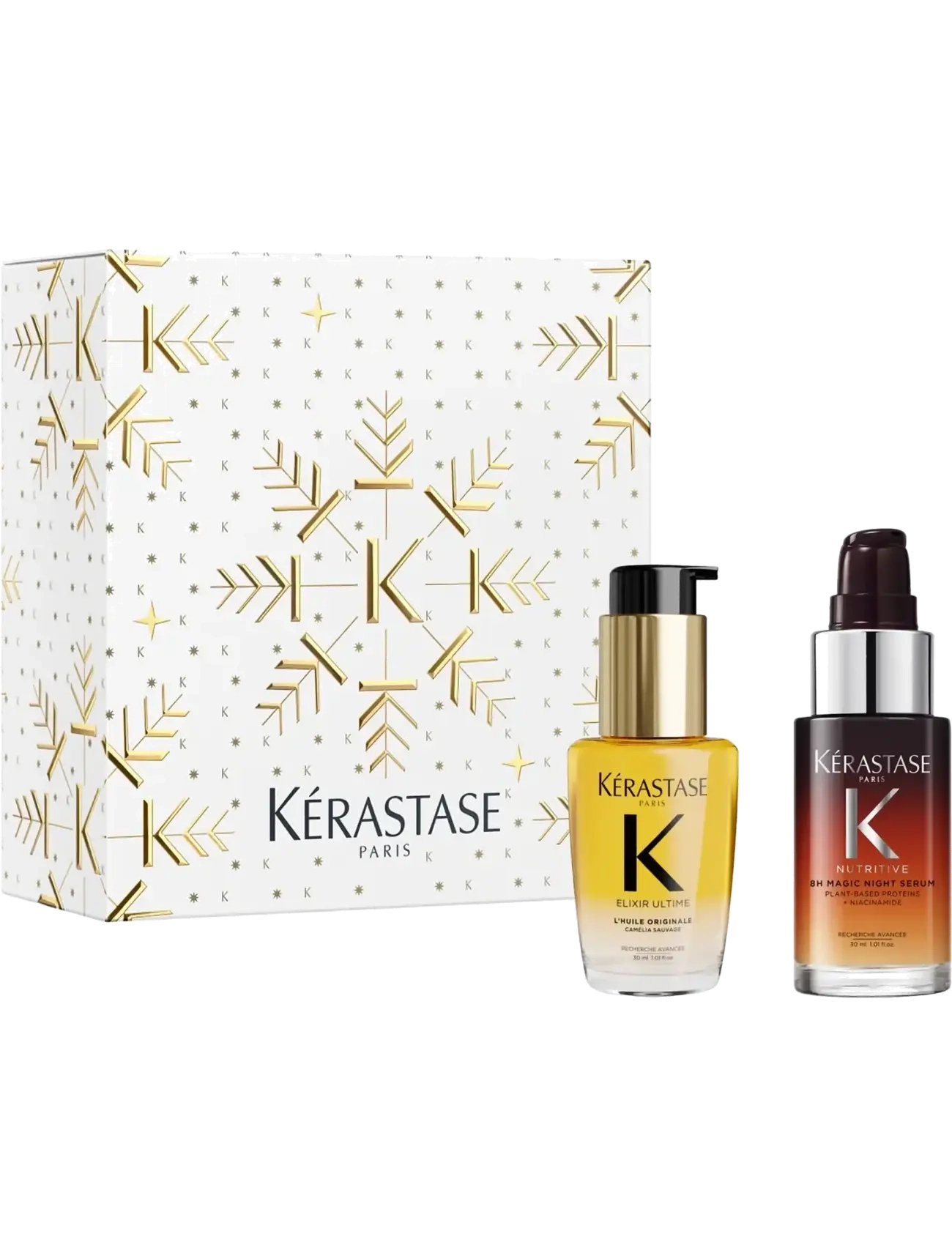 Kérastase Kérastase Elixir L'Huile Originale + 8H Magic Serum Holiday Set 2026 (mini) - Gavesæt - CLEAR / undefined