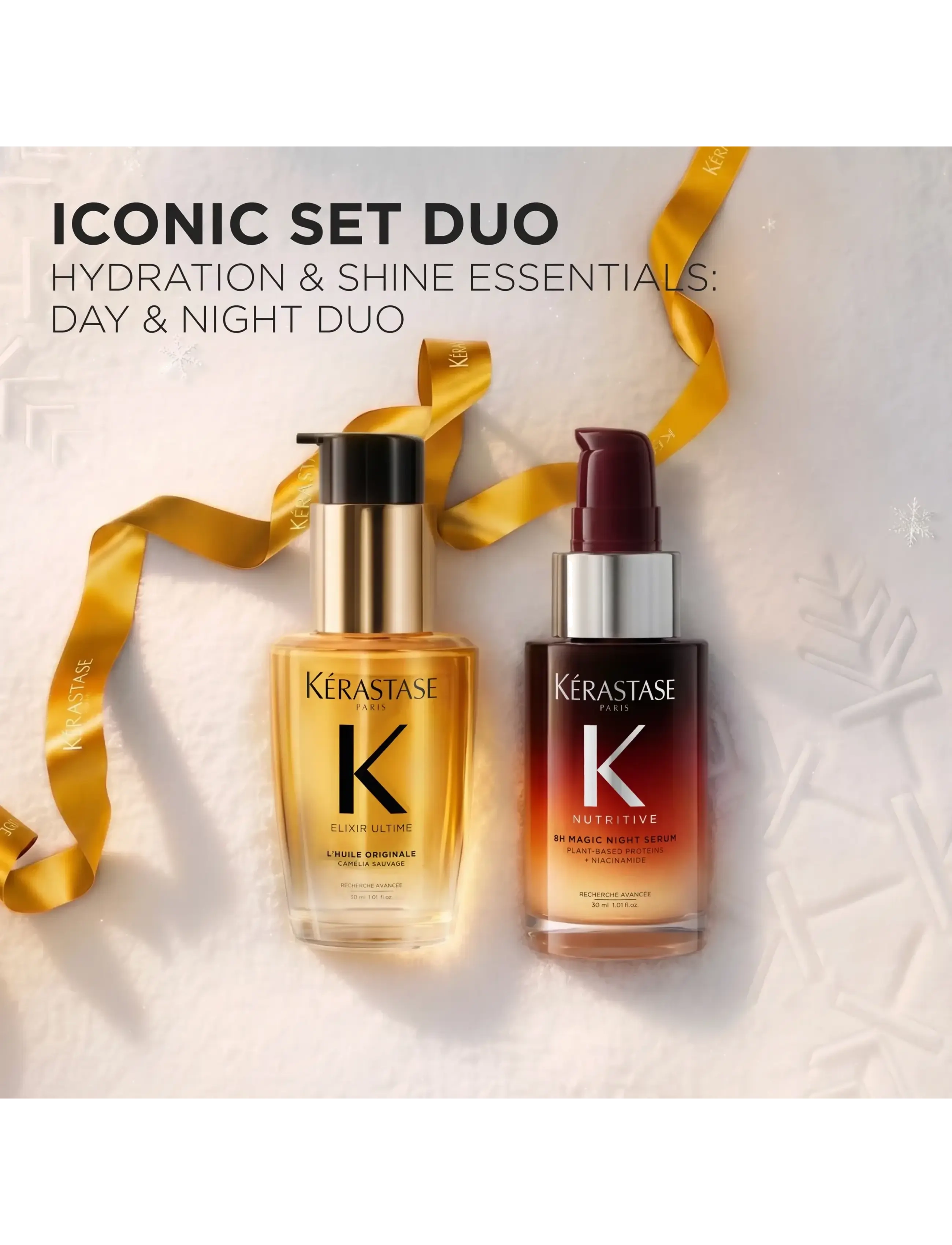 Kérastase - Kérastase Elixir L'Huile Originale + 8H Magic Serum Holiday Set 2026 (mini) - clear - 1