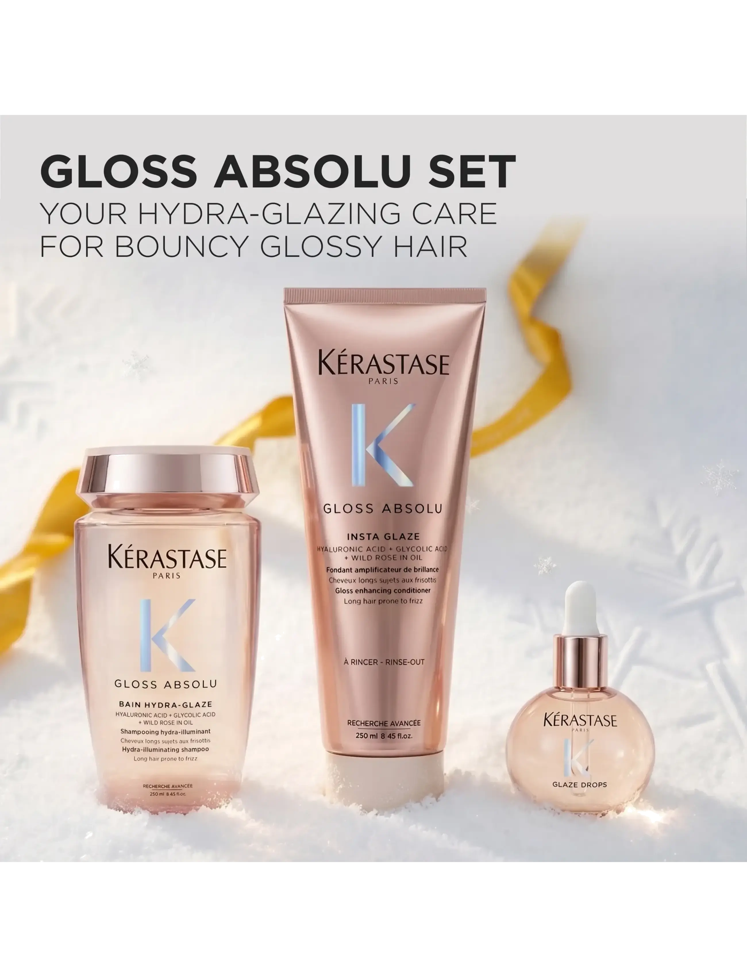 Kérastase - Kérastase Gloss Absolu Trio Holiday Set 2026 - clear - 1