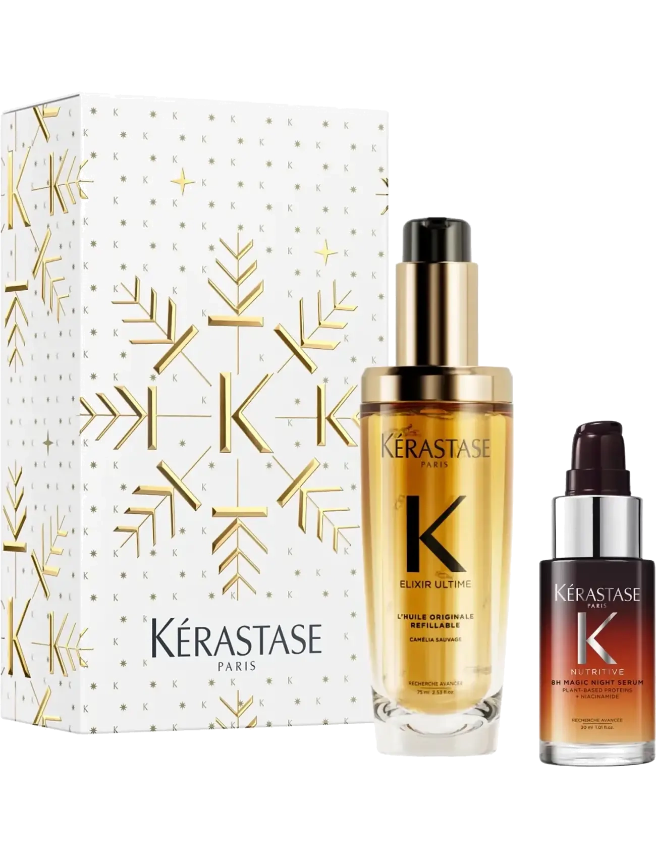 Kérastase Kérastase Elixir L'Huile Originale + 8H Magic Serum Holiday Set 2026 - För henne - CLEAR / undefined