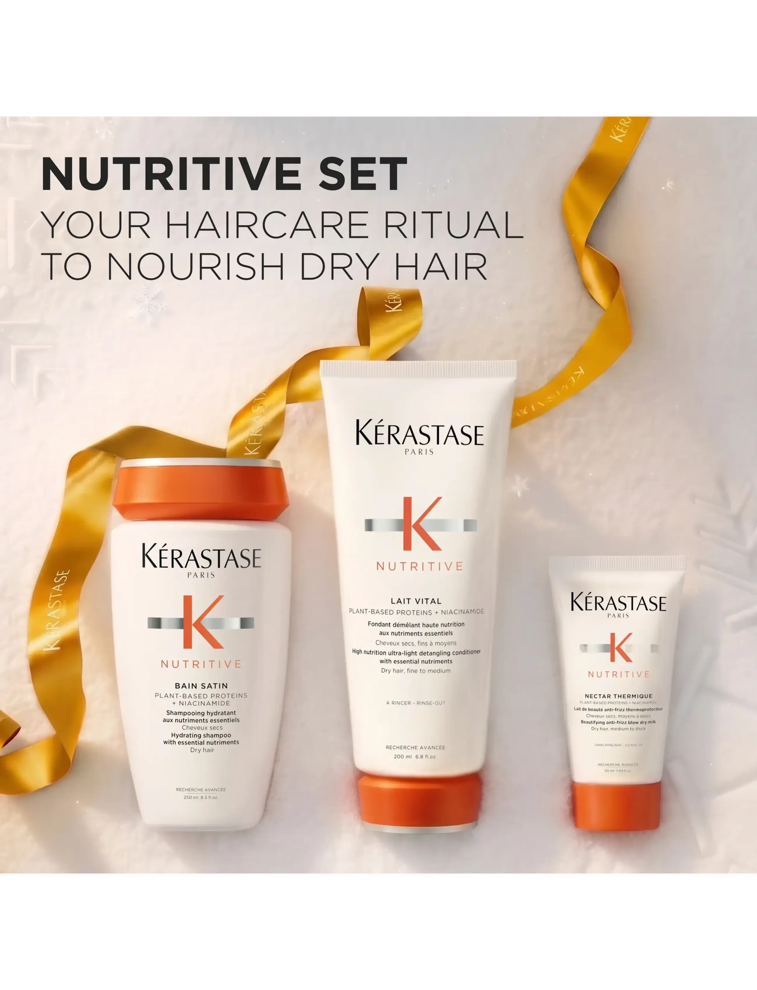 Kérastase - Kérastase Nutritive Trio Holiday Set 2026 - gåvoset - clear - 1