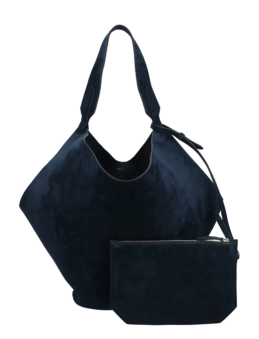 Khaite - Lotus Tote bag - tote bags - blue - 0
