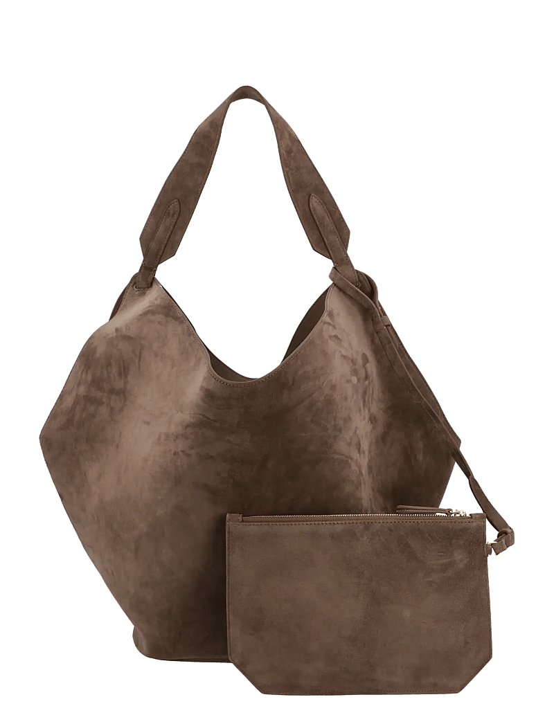 Khaite - Lotus Tote bag - tote bags - dark brown - 0
