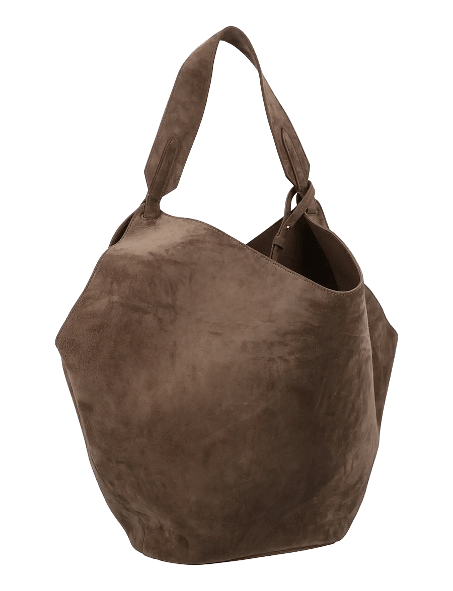 Khaite - Lotus Tote bag - shoulder bags - dark brown - 1
