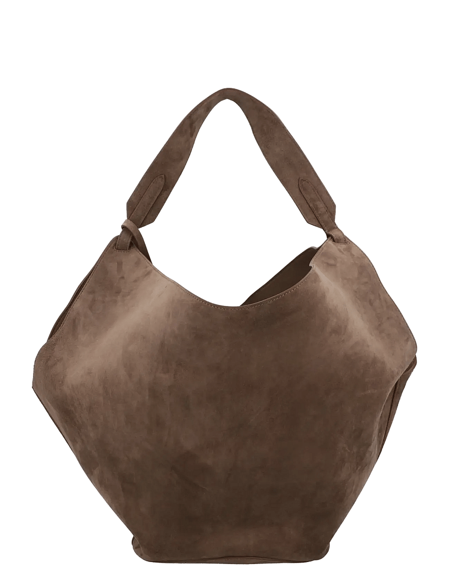 Khaite - Lotus Tote bag - shoulder bags - dark brown - 2