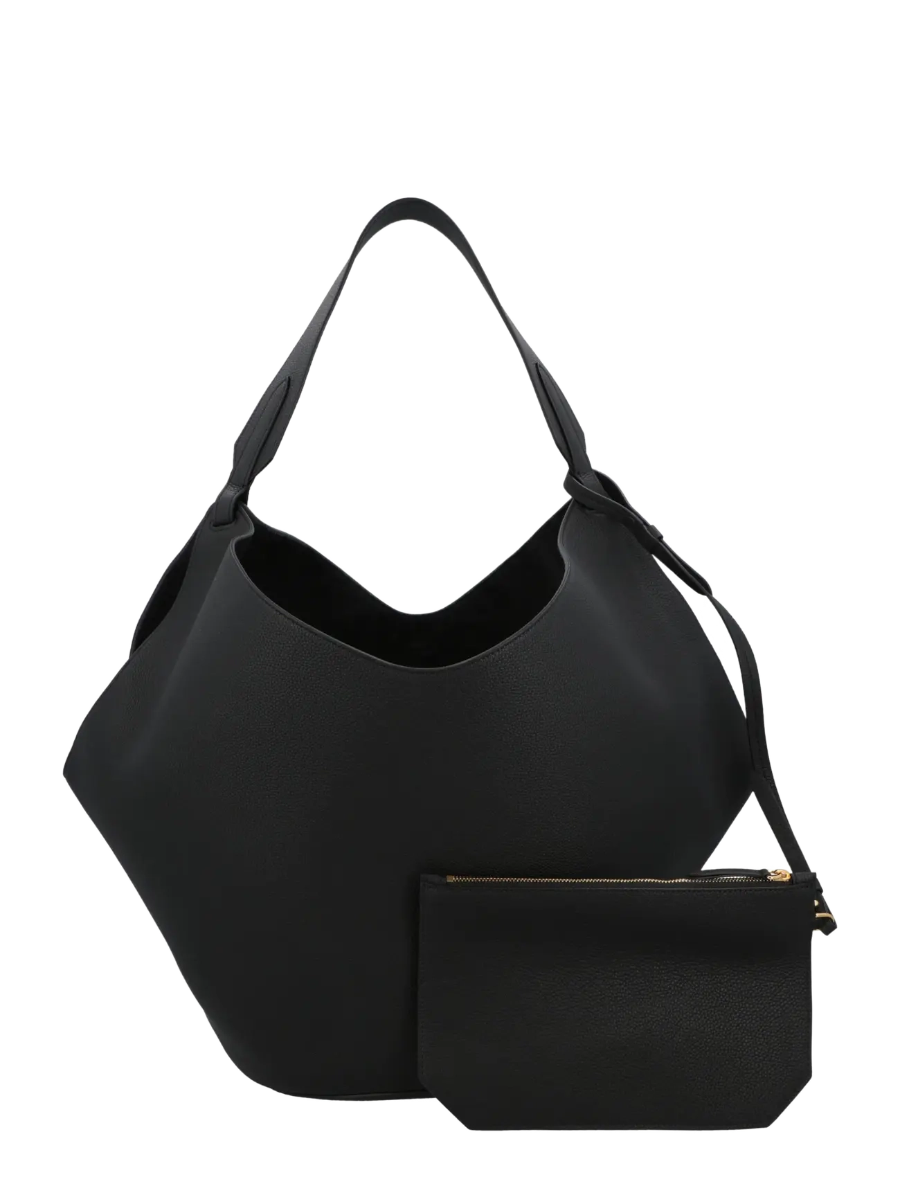 Khaite Lotus Tote bag - Shoppers & Tote Bags - BLACK / black