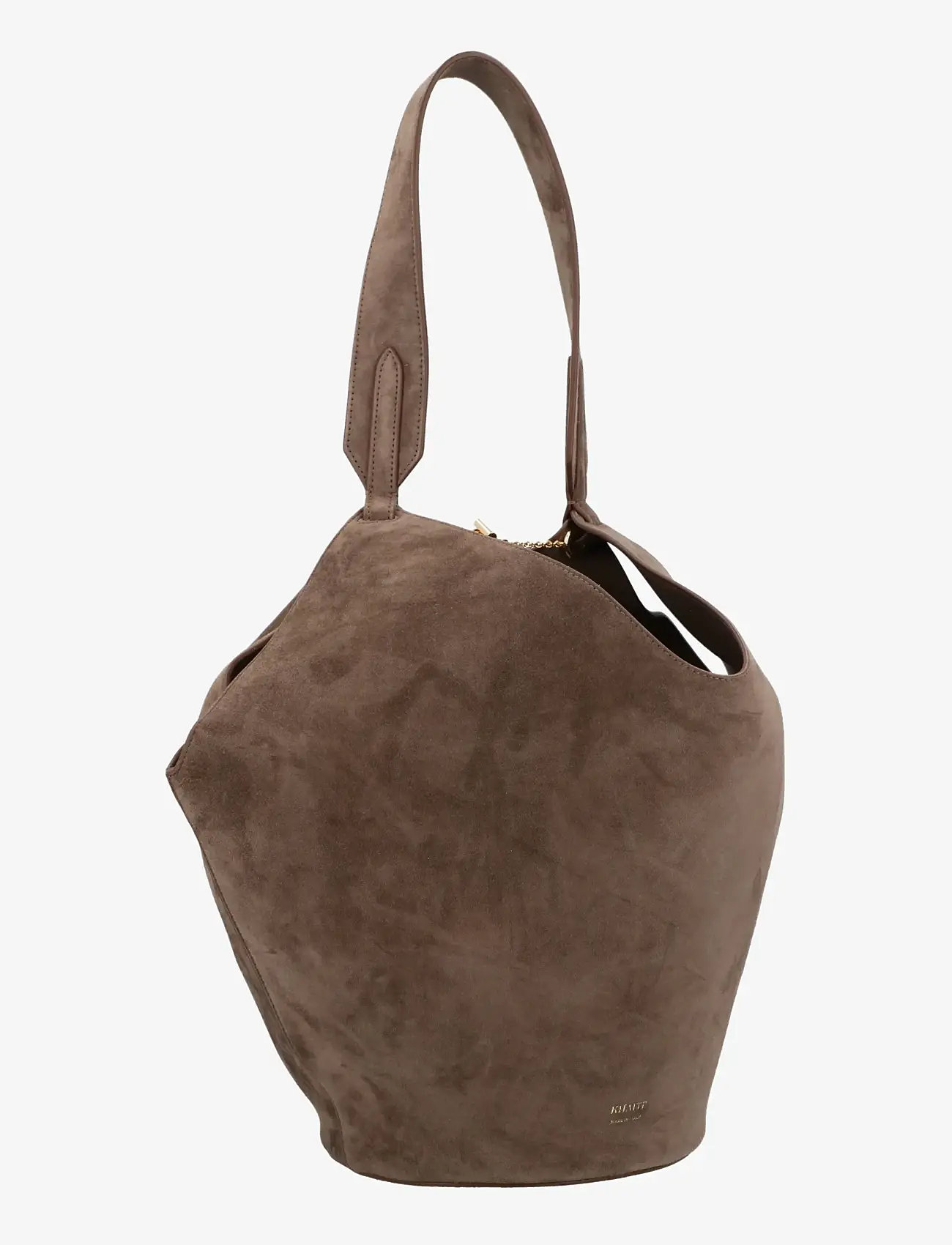Khaite - Lotus Suede Tote bag - tote bags - brown - 1