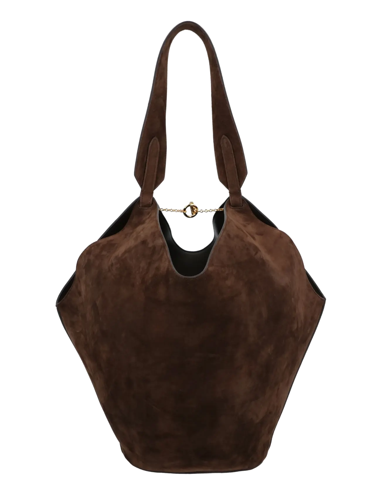 Khaite - Lotus Suede Tote bag - iepirkimu maisiņi - dark brown - 2