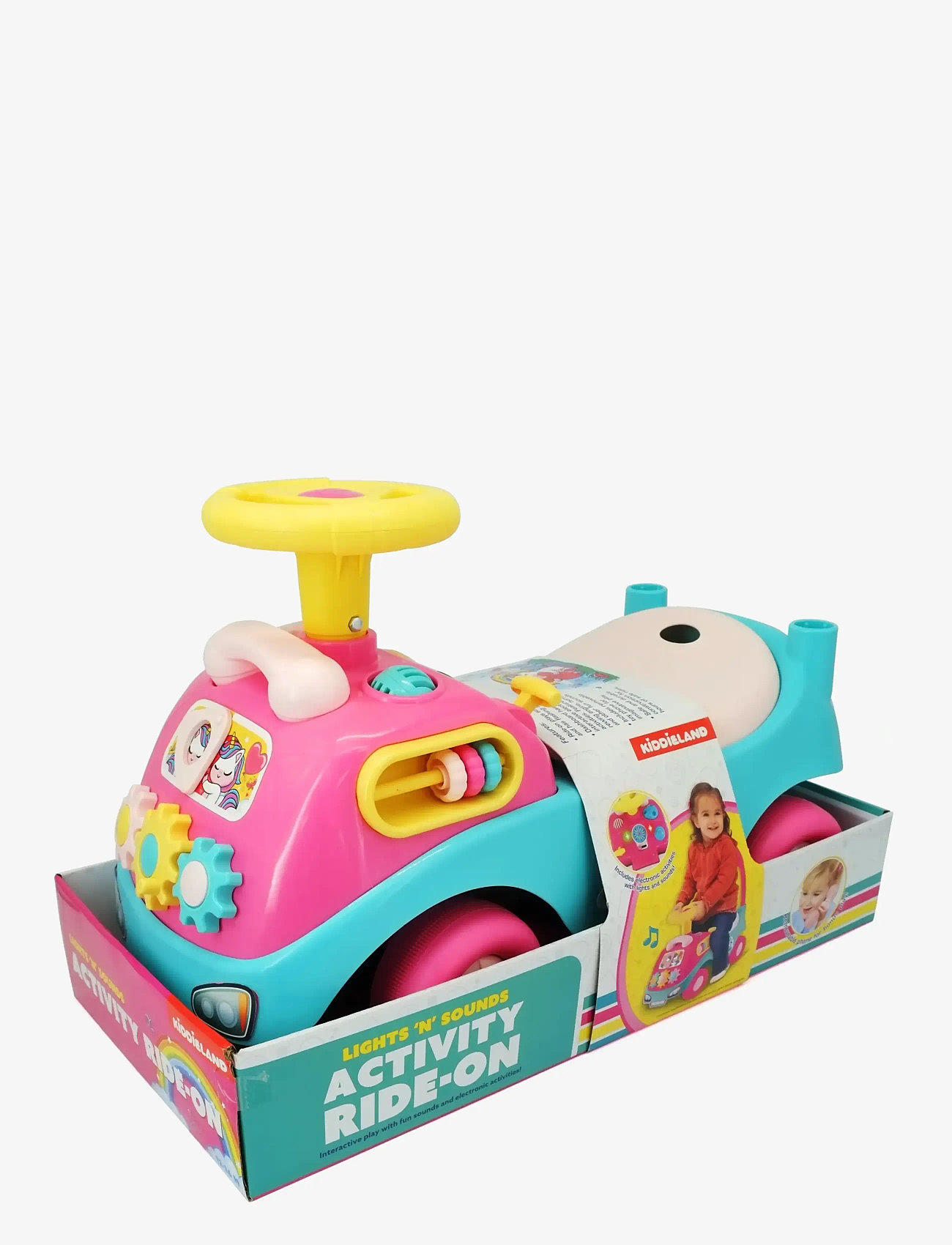 Kiddieland - My First Funtime Ride On - Pink - gåbilar - pink - 1