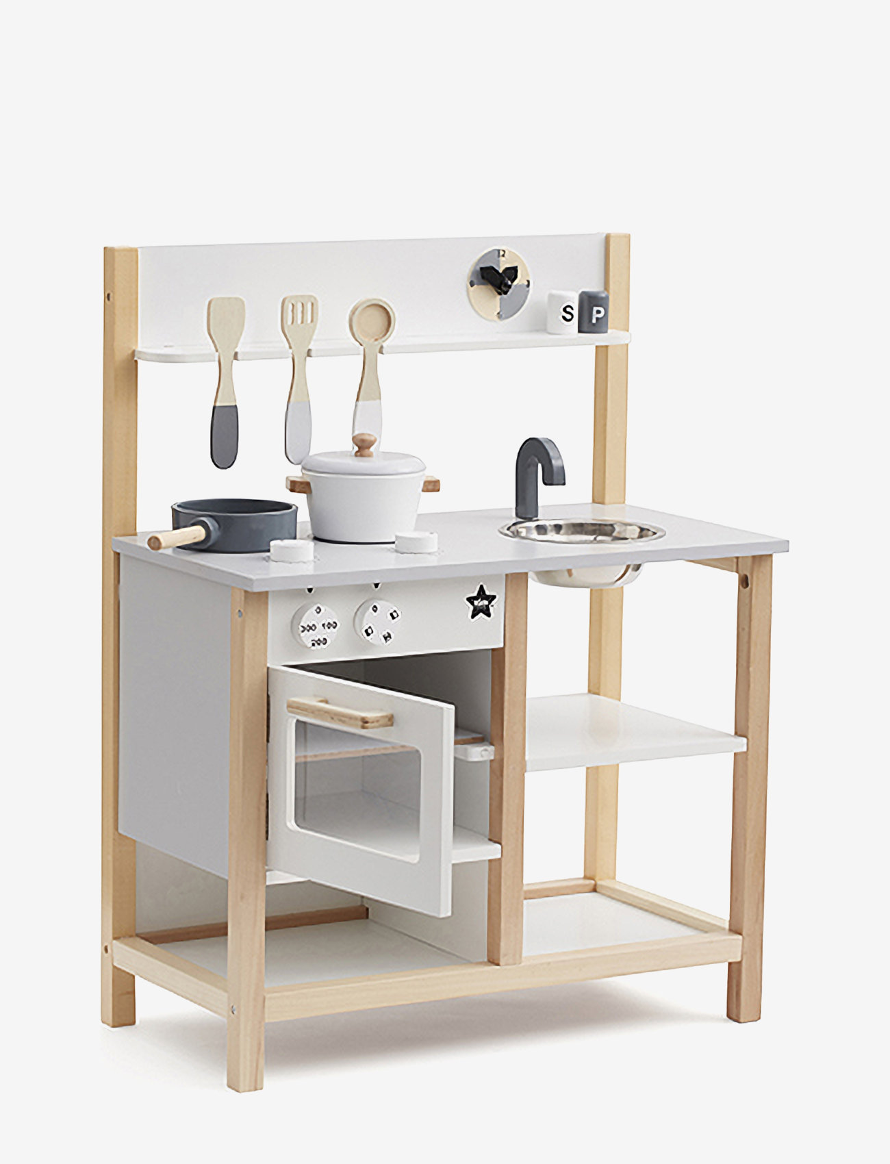 Kid's Concept - Kitchen natural/white BISTRO - toy kitchens - white,white - 1