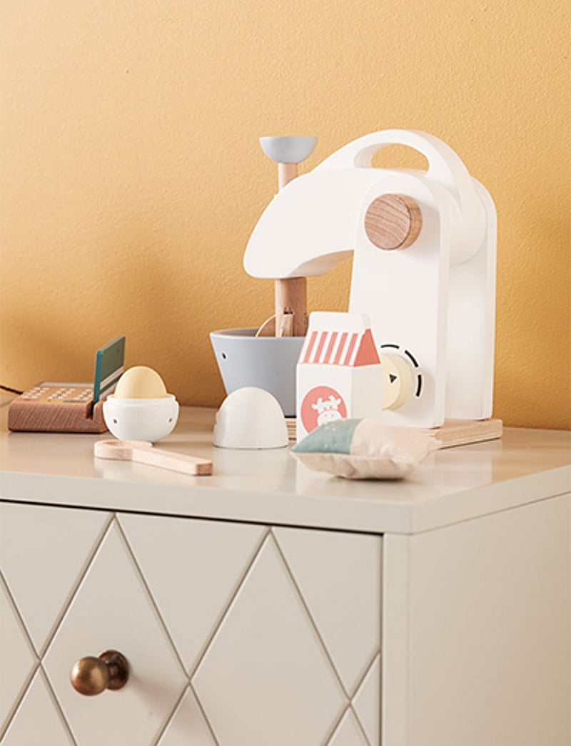 Kid's Concept - Mixer set BISTRO - zubehör für spielzeugküchen - nature,nature - 2