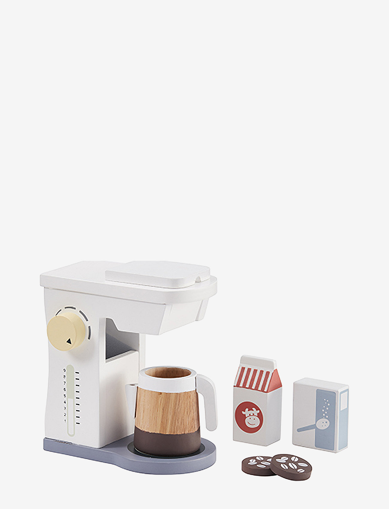 Kid's Concept Coffee Machine Set Bistro, One Size, Toy Kitchen & Accessories, Beige - Tea Sets, Kinder