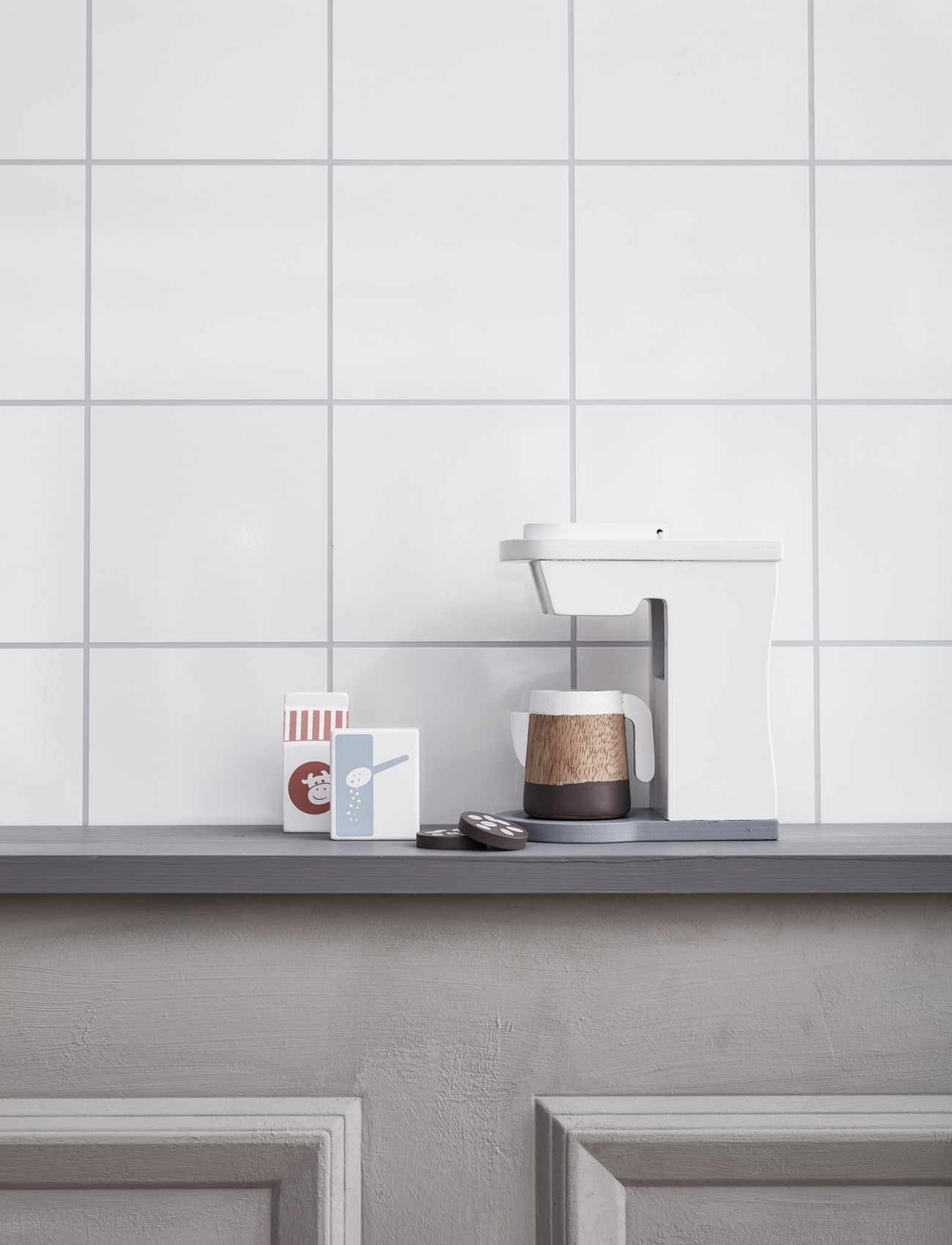 Kid's Concept - Coffee machine set BISTRO - kaffesæt & tesæt - nature,nature - 2