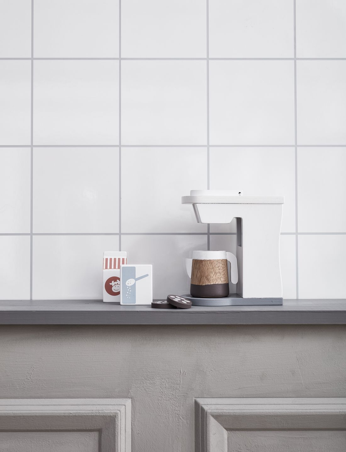 Kid's Concept - Coffee machine set BISTRO - kaffee & tee-sets - nature,nature - 2