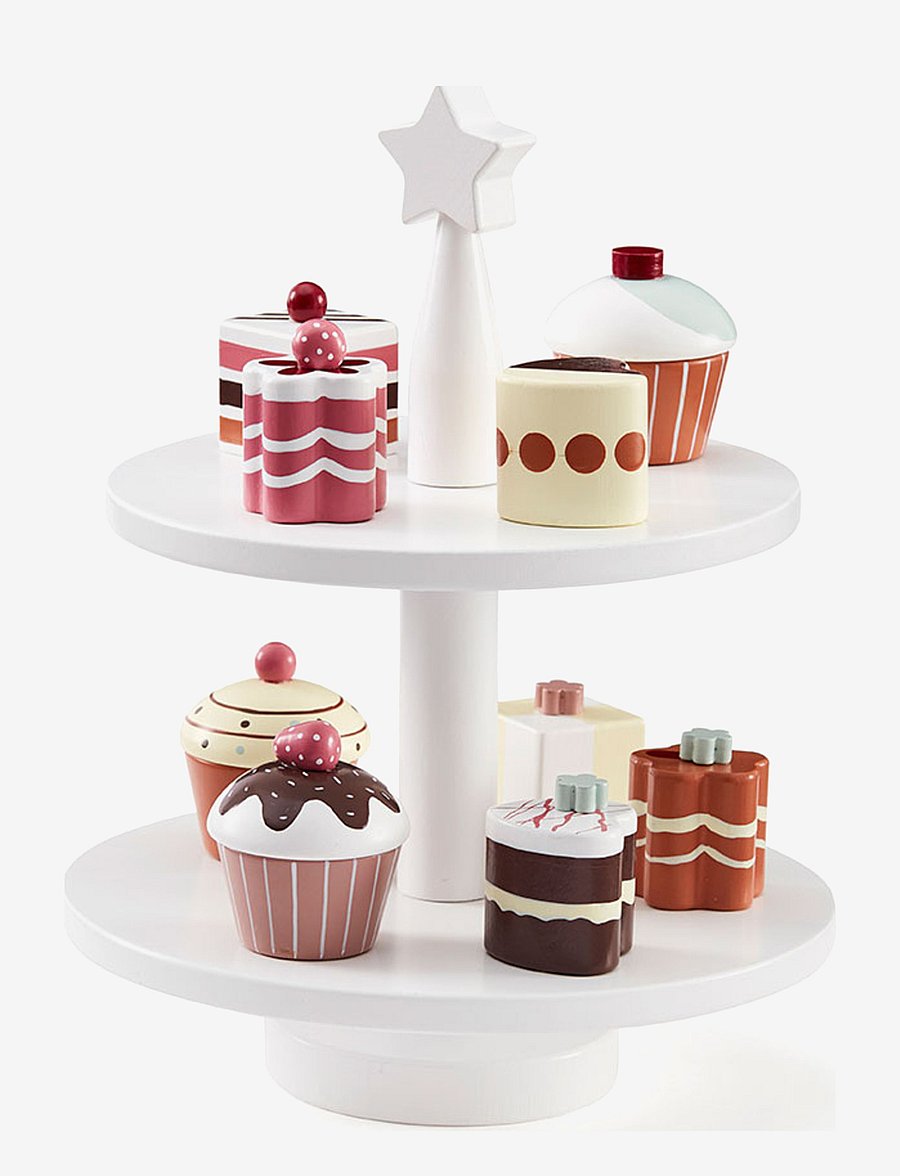 Kid's Concept - Cake stand BISTRO - spielzeuglebensmittel & -torten - white - 1