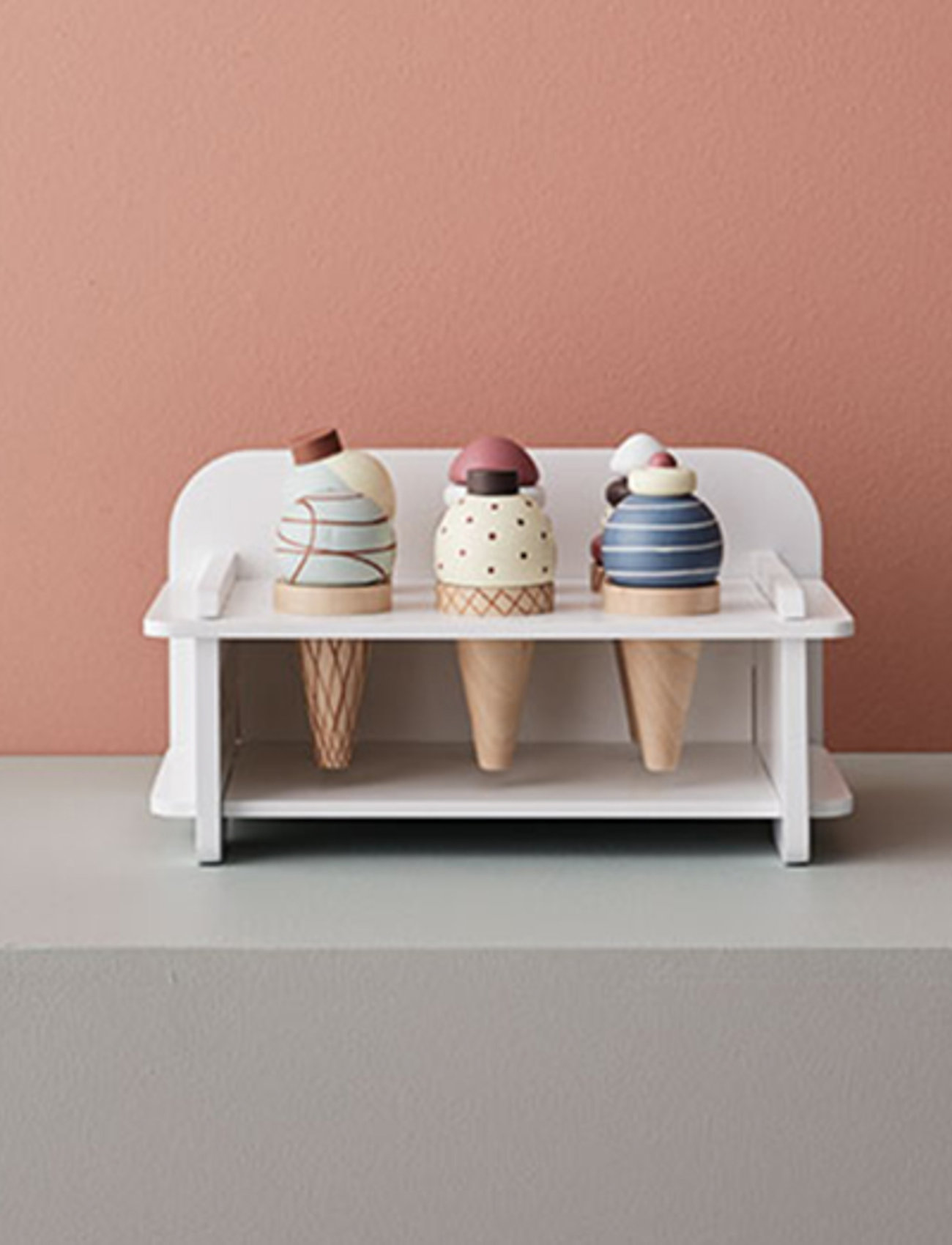 Kid's Concept - Ice cream with rack BISTRO - leksaksmat & leksakstårtor - multi - 1
