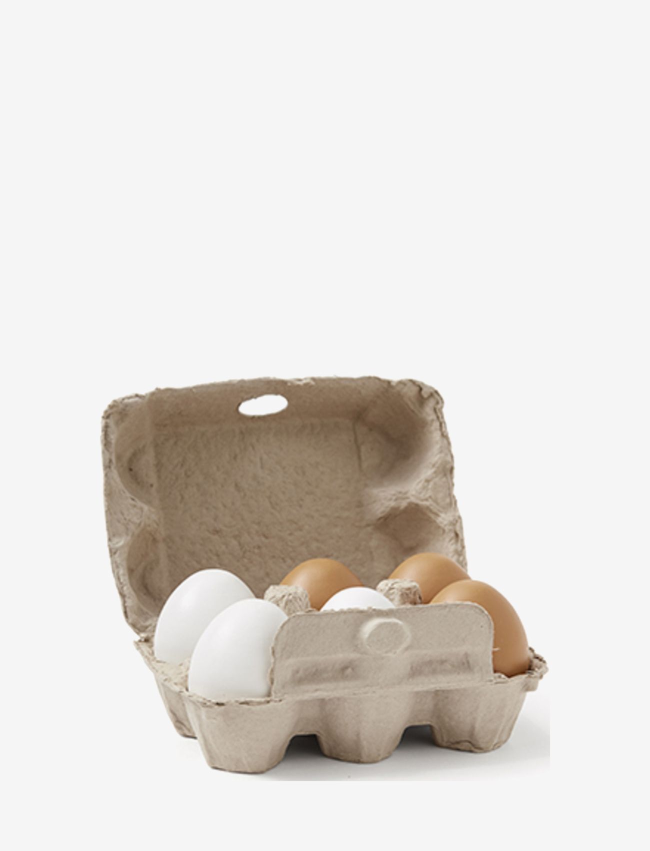 Kid's Concept Eggs 6 Pcs Bistro, One Size, Beige, Legetøjskøkken Og Tilbehør > Legetøjsmad Og -Kager, Børn