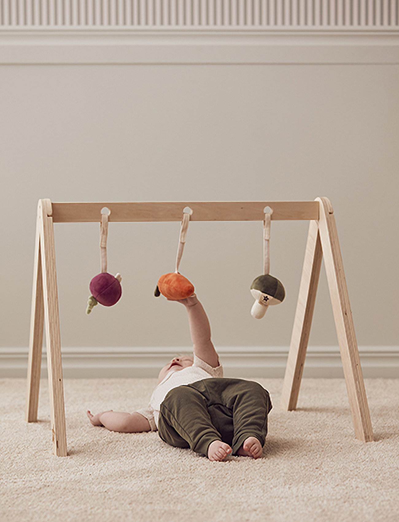 Kid's Concept - Baby gym wooden frame NEO - aktivitetssentre - nature - 1