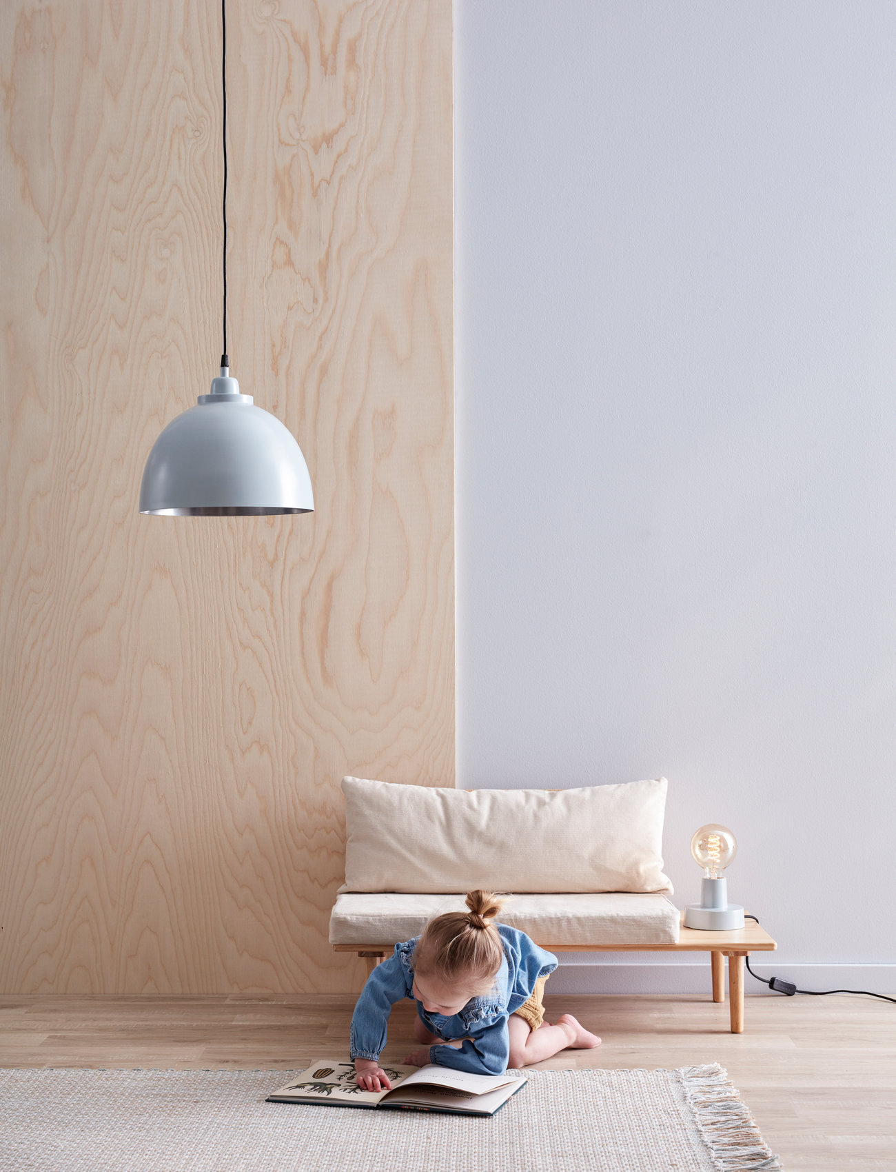 Kid's Concept - Ceiling lamp metal blue/grey - belysning - blue/grey - 1