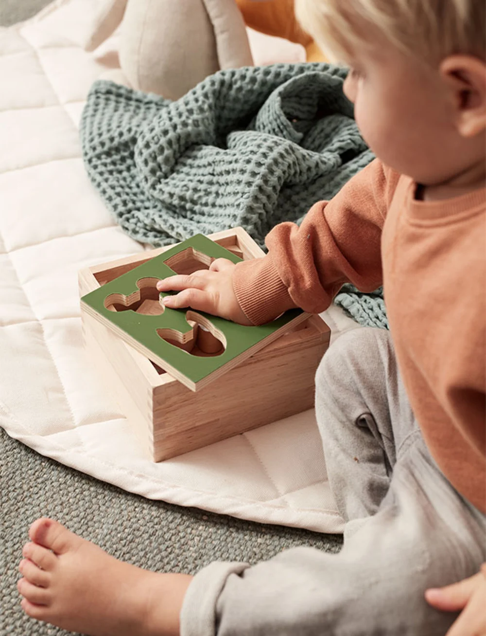 Kid's Concept - Sorter box EDVIN - sortierspiel - nature - 0