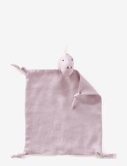 Kid's Concept - Comfort blanket Dino linen pink NEO - snuttefiltar - light pink - 0