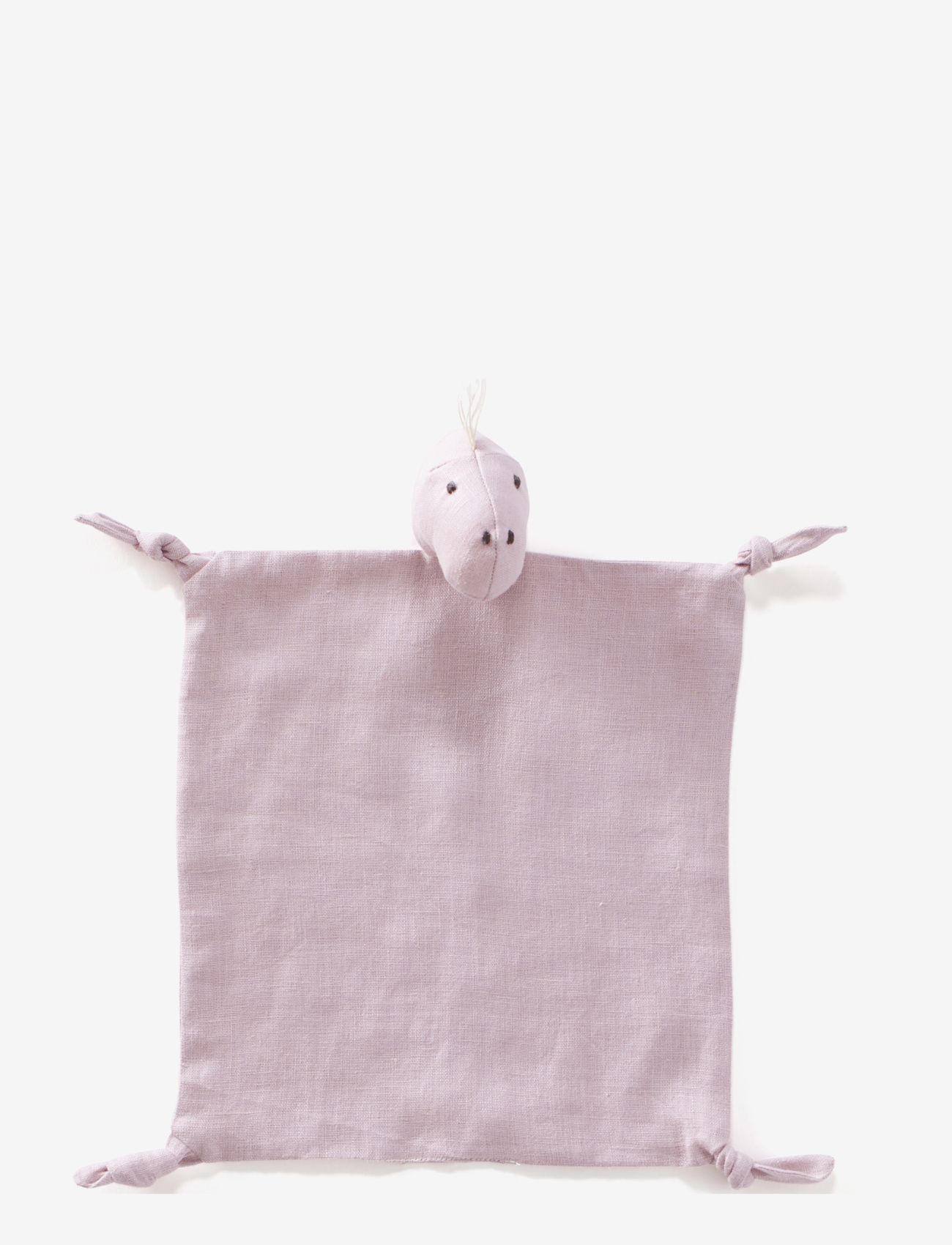 Kid's Concept - Comfort blanket Dino linen pink NEO - ensihuovat - light pink - 1