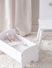 Kid's Concept - Dollbed white with bedset - dukkesenger - white - 2