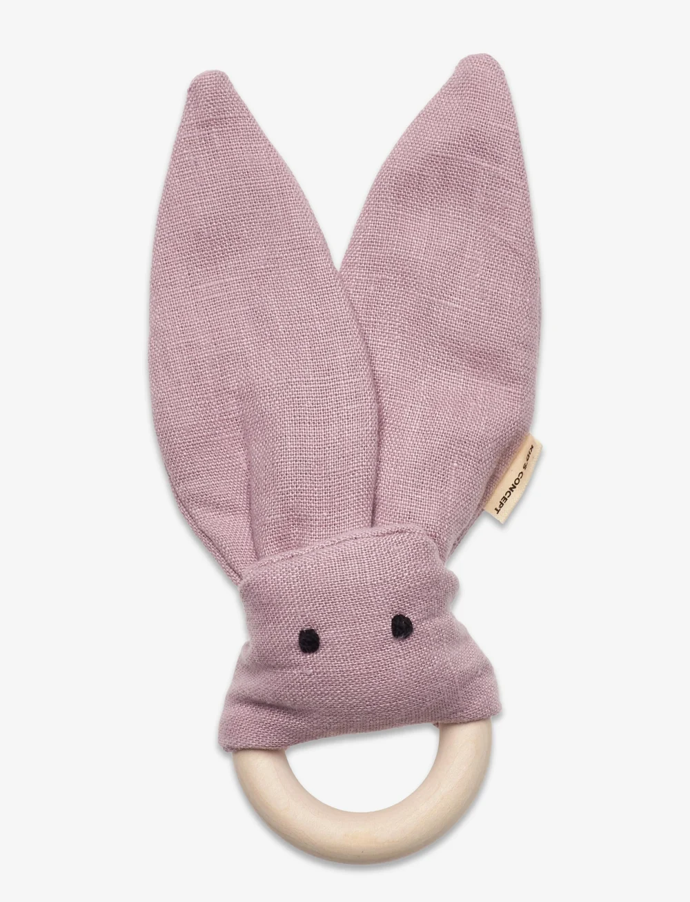 Kid's Concept - Bite ring linen pink NEO - beißspielzeug - pink - 0