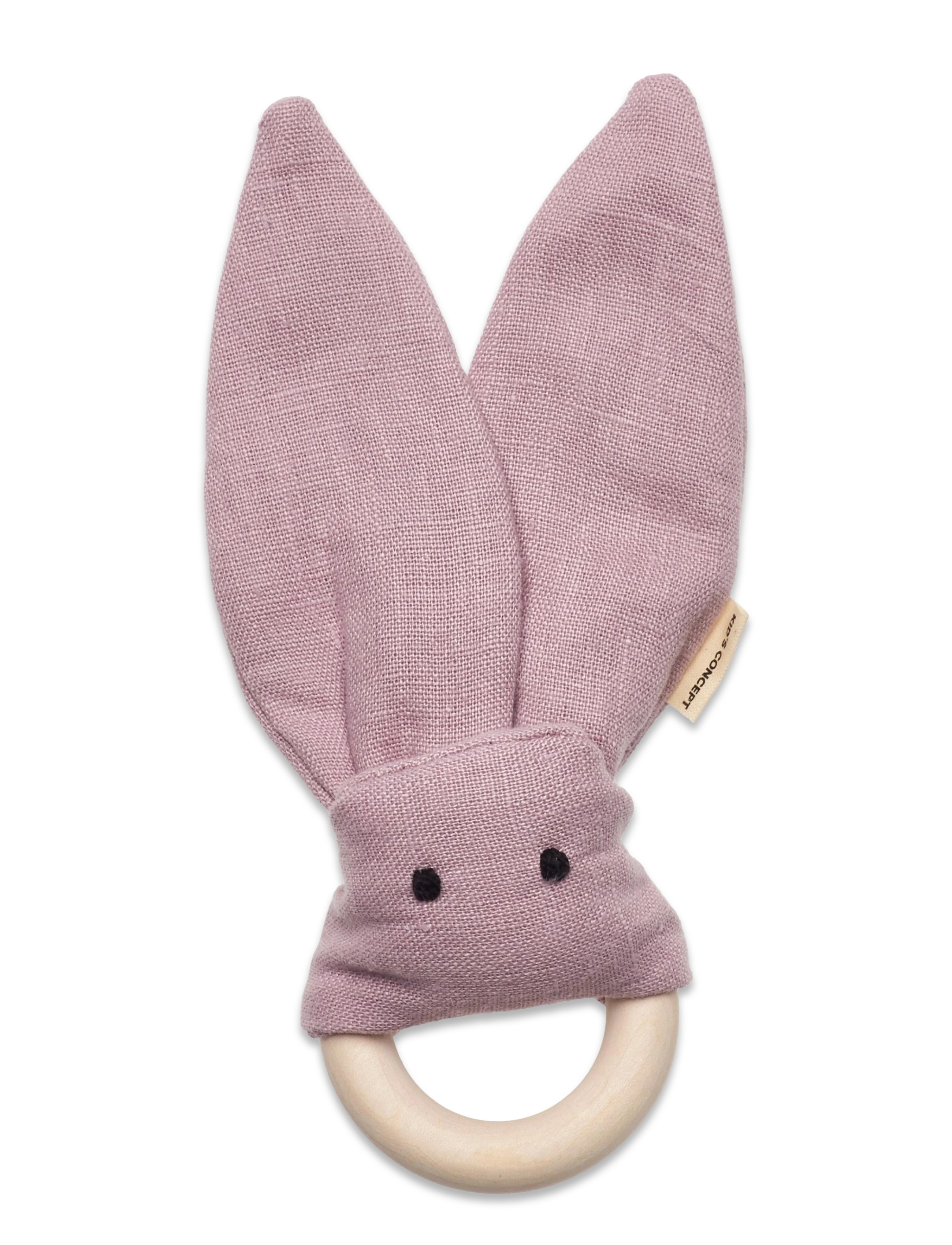 Kid's Concept Bite ring linen pink NEO - Bitleksaker - PINK / pink/rose