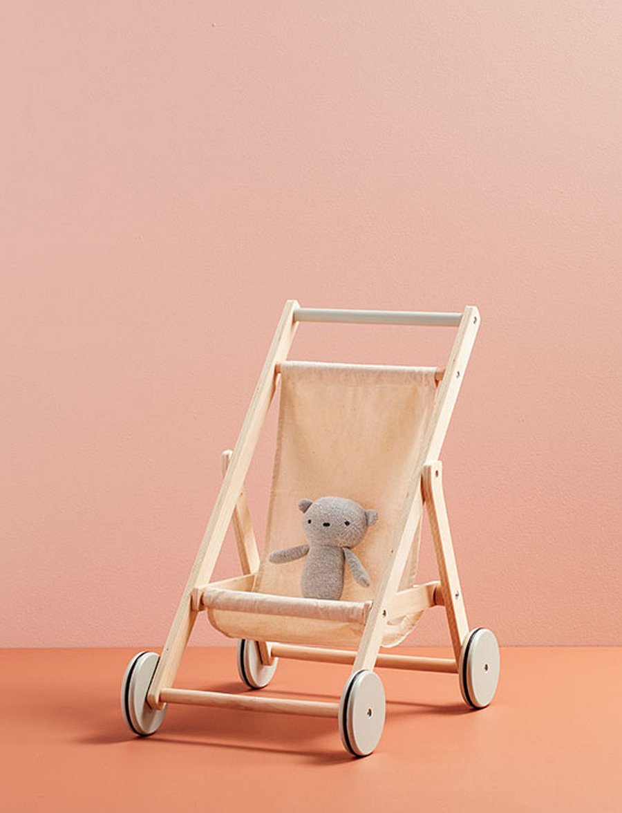 Kid's Concept - Stroller - puppenwagen - nature,nature - 3