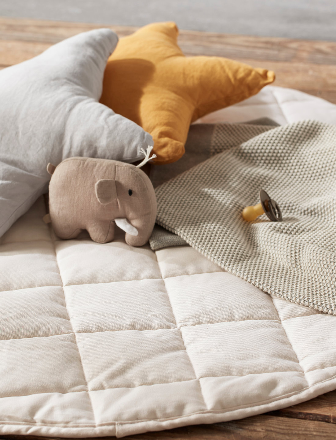 Kid's Concept - Play mat off white - mängumatid - white - 5