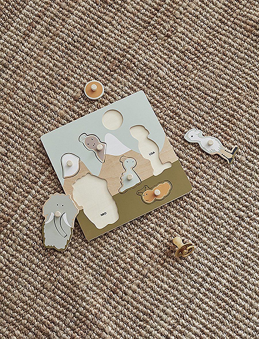 Kid's Concept - Knob puzzle NEO - puidust puzzled - multi - 1