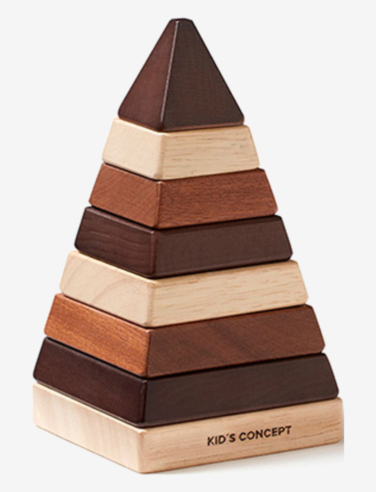 Kid's Concept - Stacking pyramid natural NEO - byggeklosser - nature,brown - 0