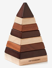 Kid's Concept - Stacking pyramid natural NEO - byggeklodser - nature,brown - 0