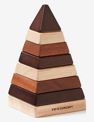 Kid's Concept - Stacking pyramid natural NEO - byggeklosser - nature,brown - 0