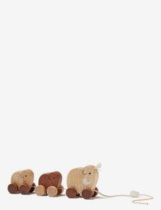 Mammoth family pull toy natural NEO, Kid's Concept