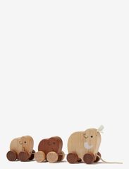 Kid's Concept - Mammoth family pull toy natural NEO - laveste priser - nature,brown - 1