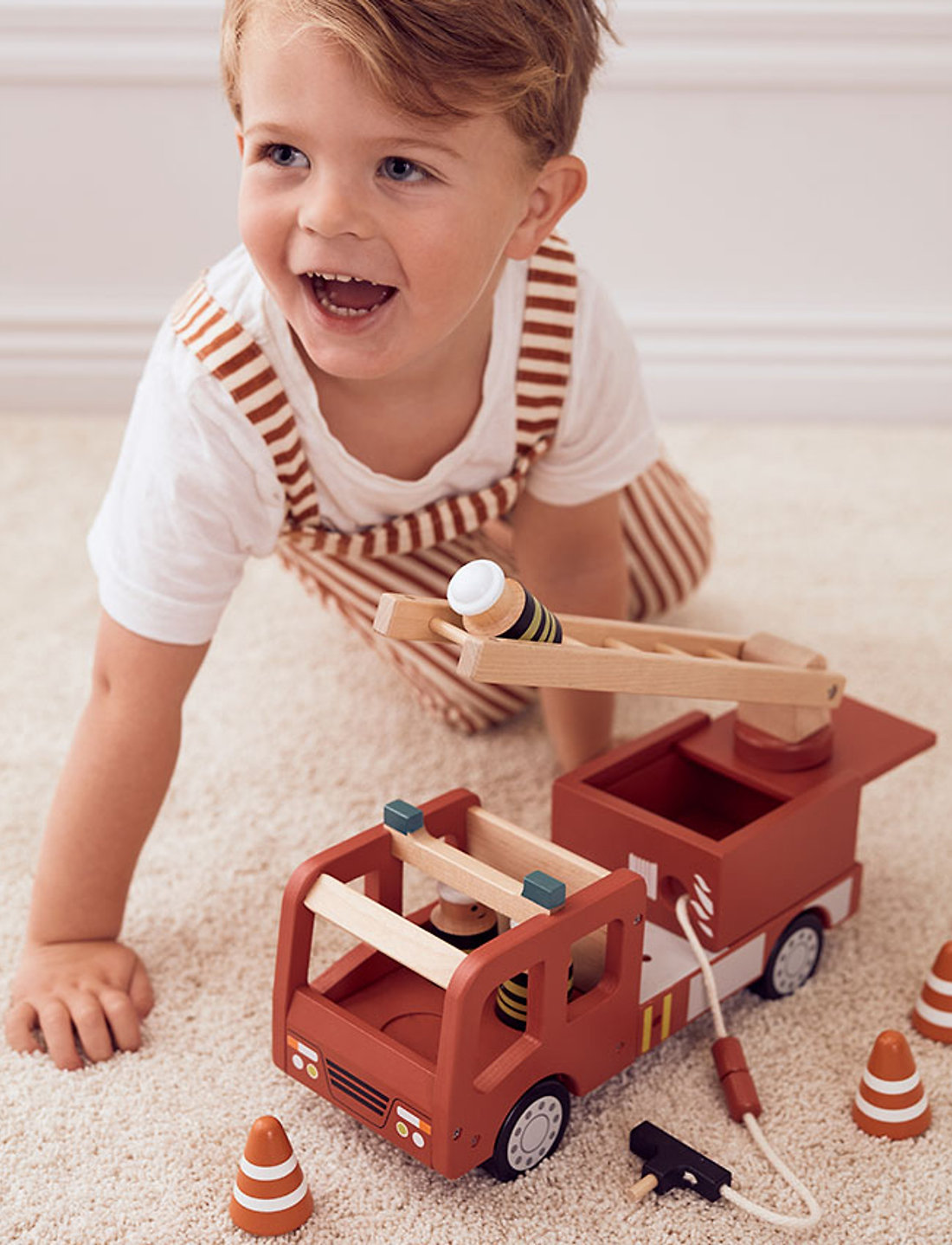 Kid's Concept - Fire truck AIDEN - tuletõrjeautod - red - 5